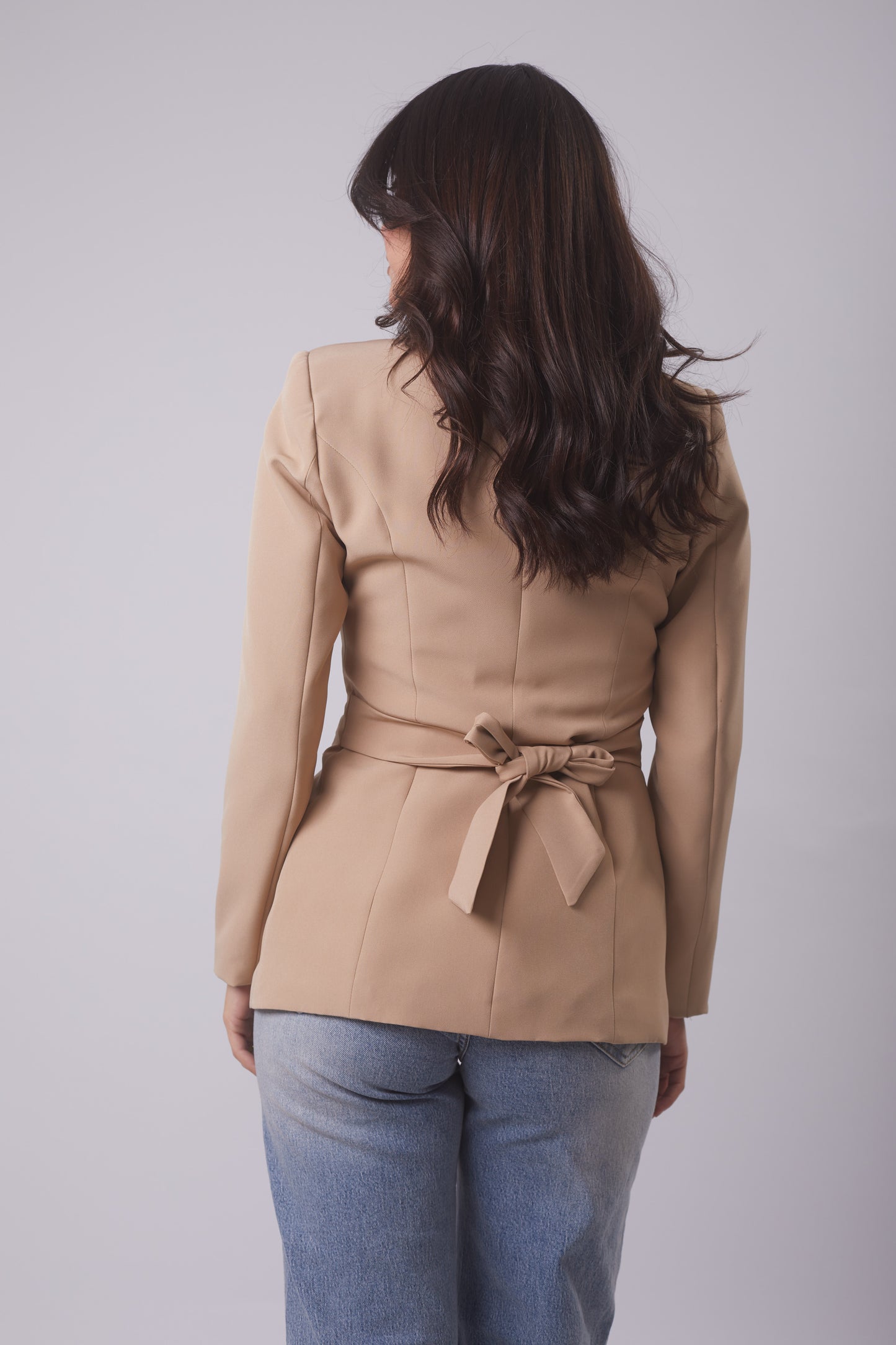 Hourglass Fit Belted Blazer
