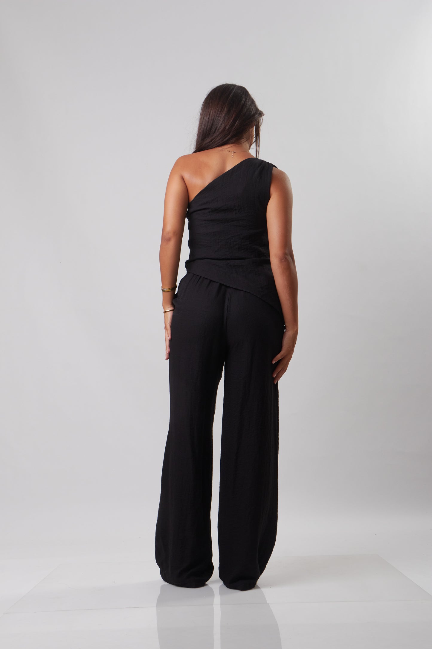 One Shoulder Asymmetric set