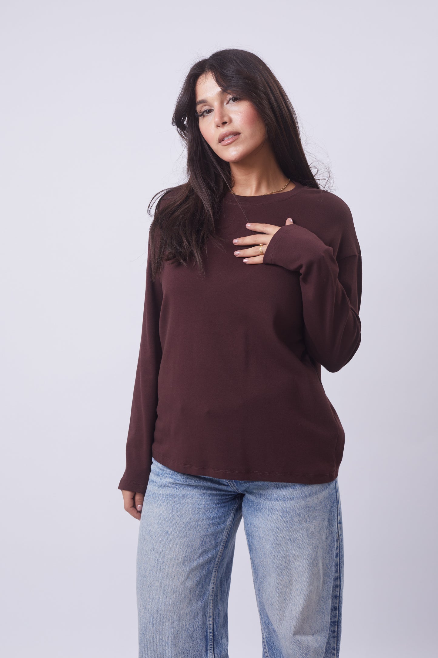 Relaxed crew-neck Basic