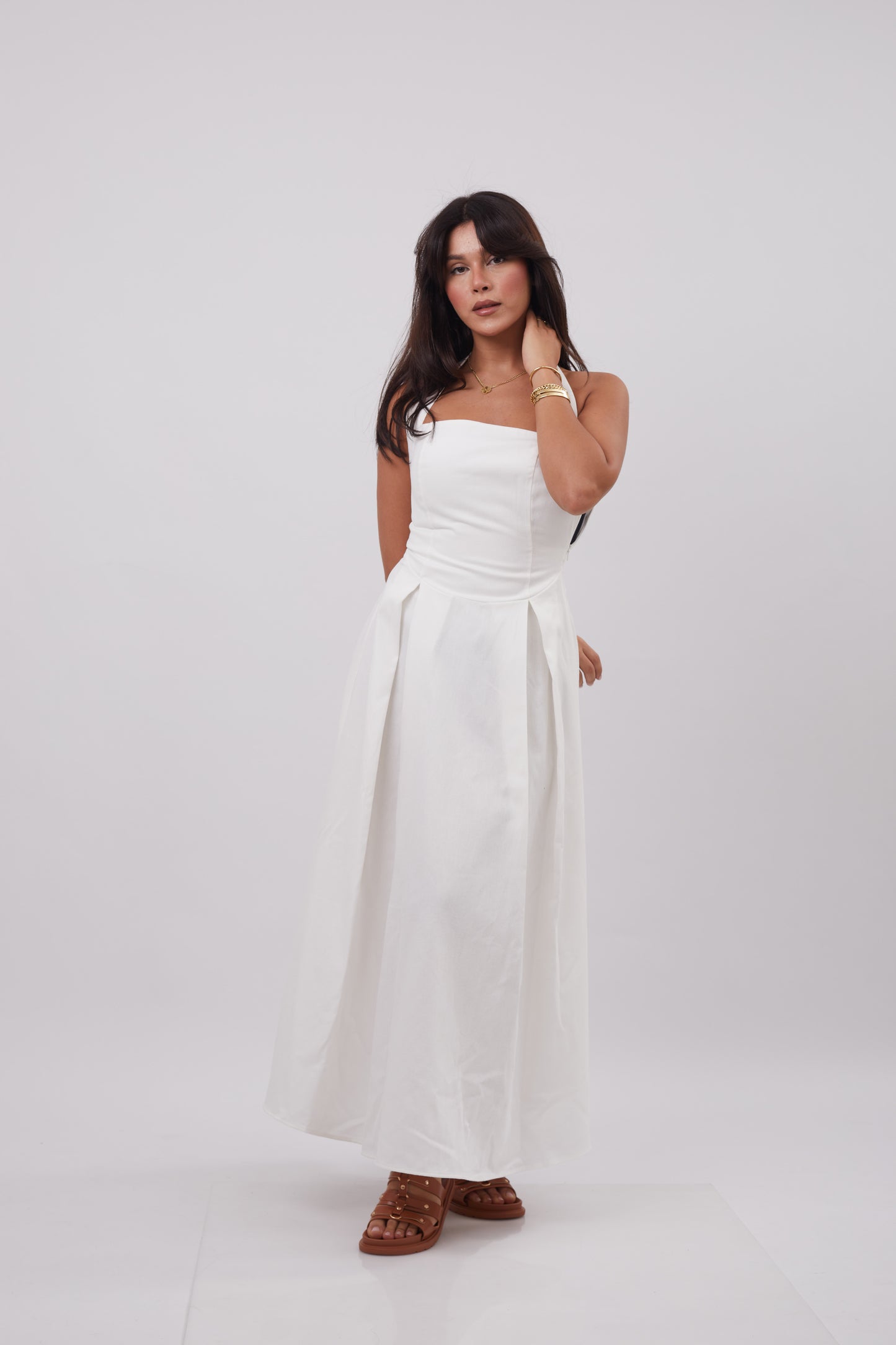 Chloe Halter Maxi Dress