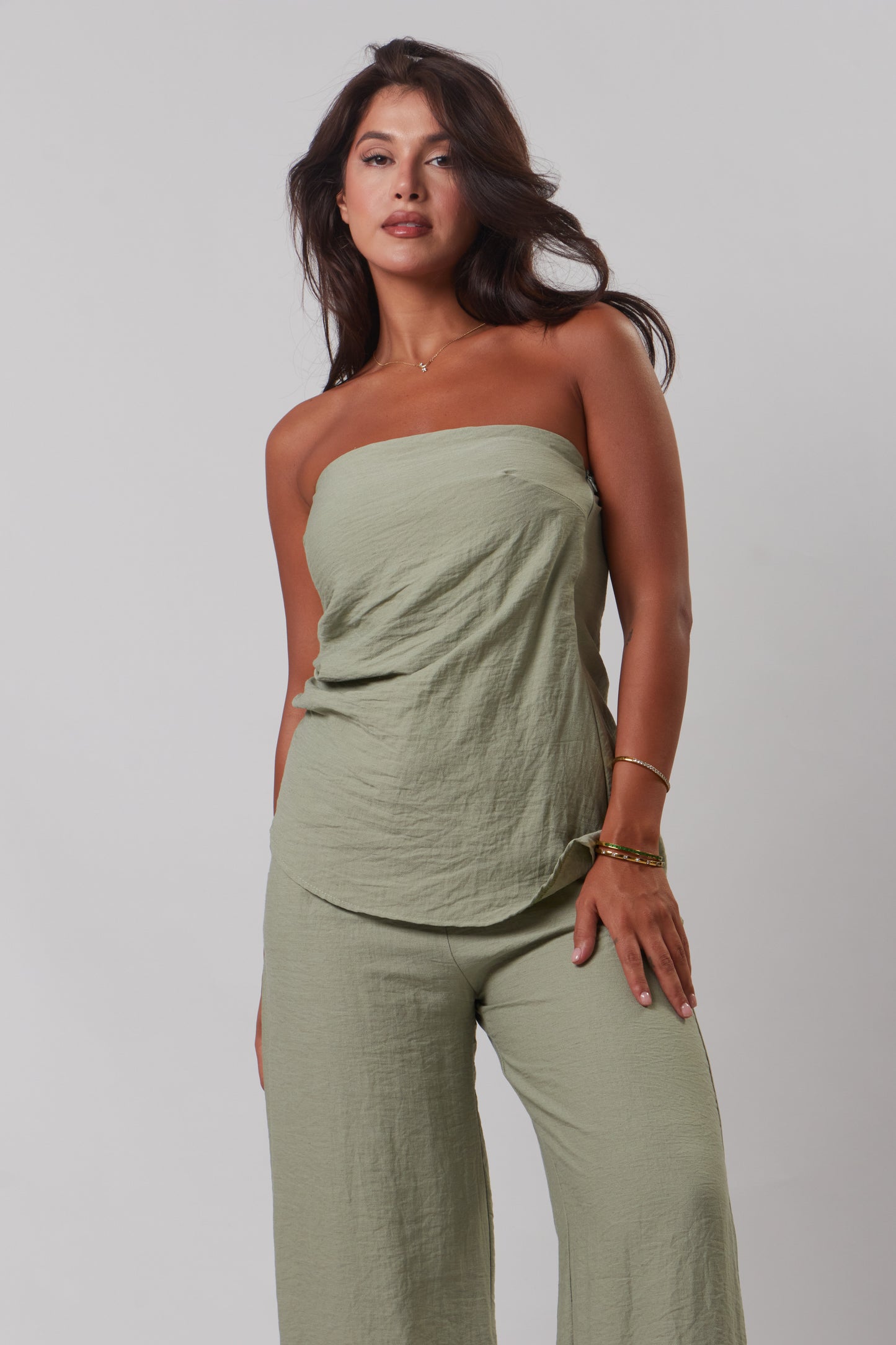 Maro Strapless Set