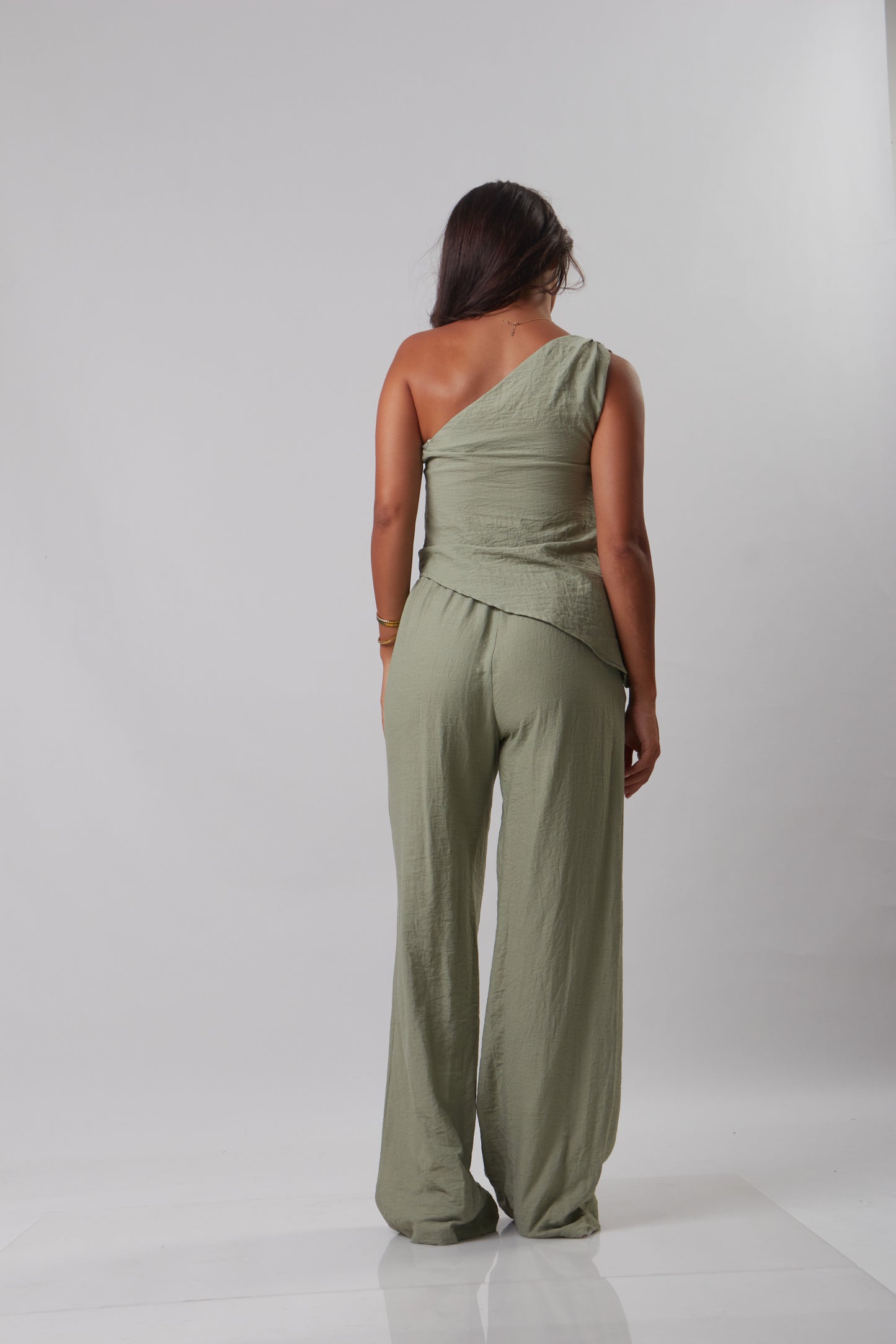 One Shoulder Asymmetric set