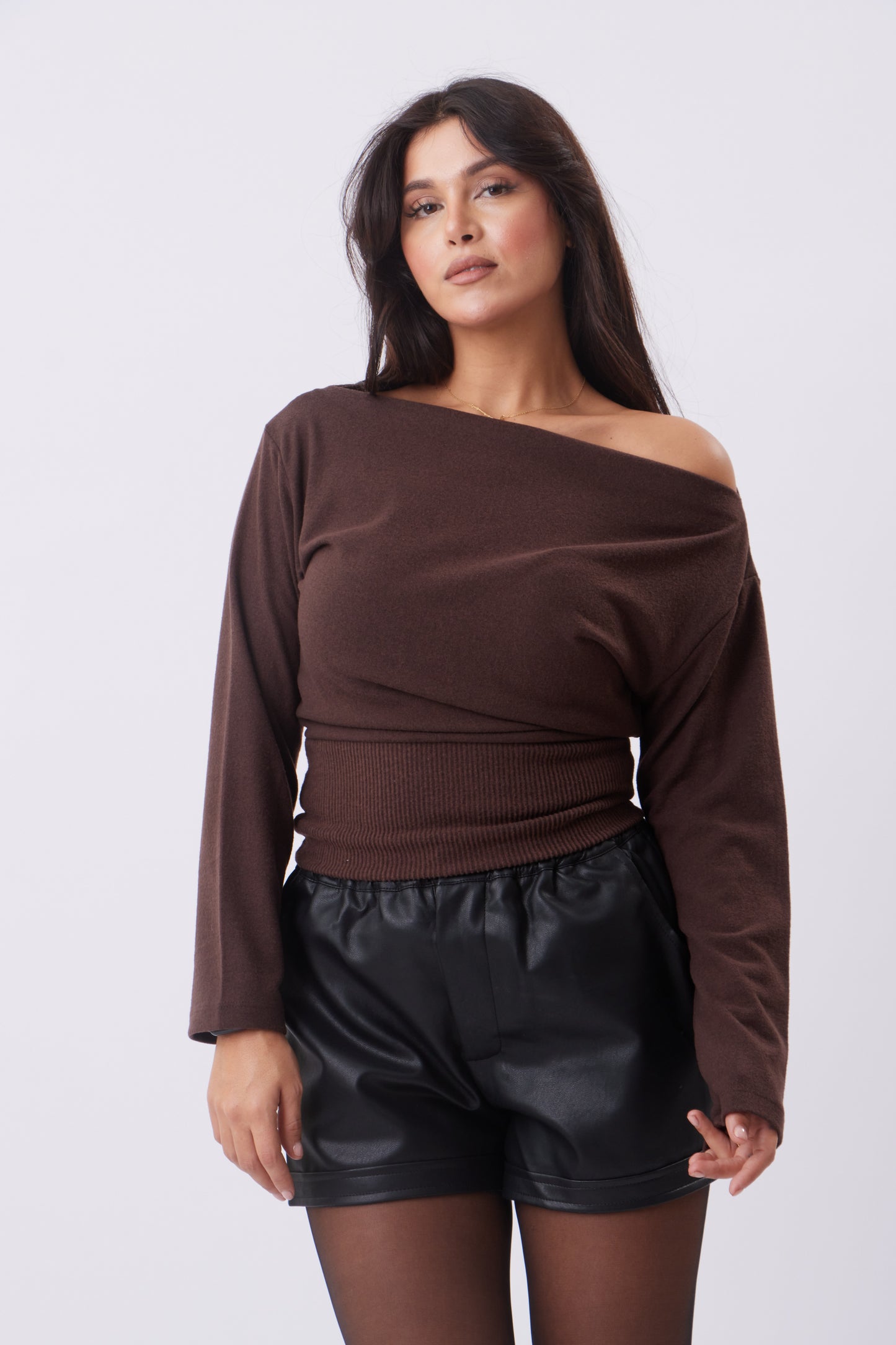 Aria Asymmetric Knit
