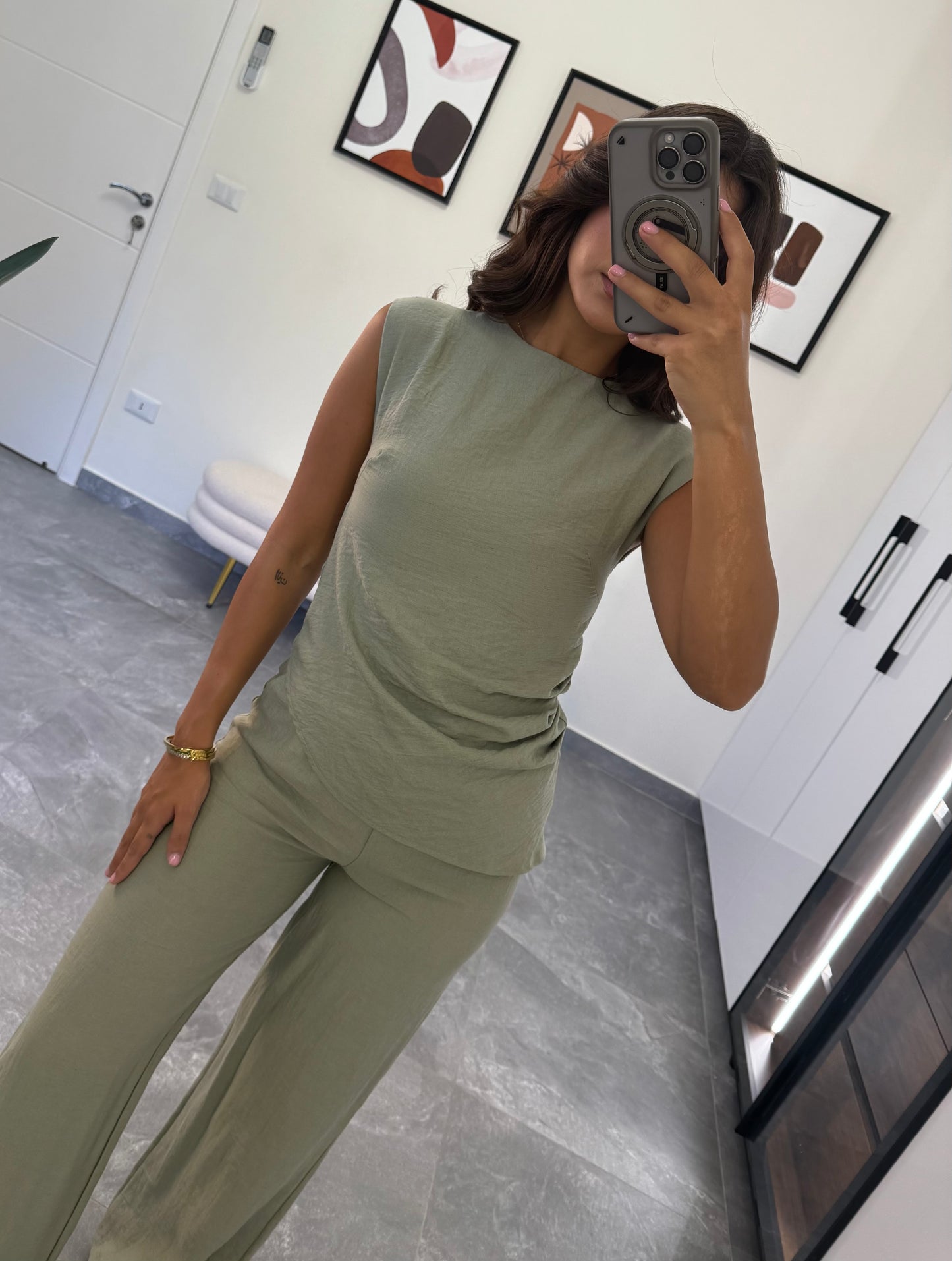 “MINA” LINEN SET