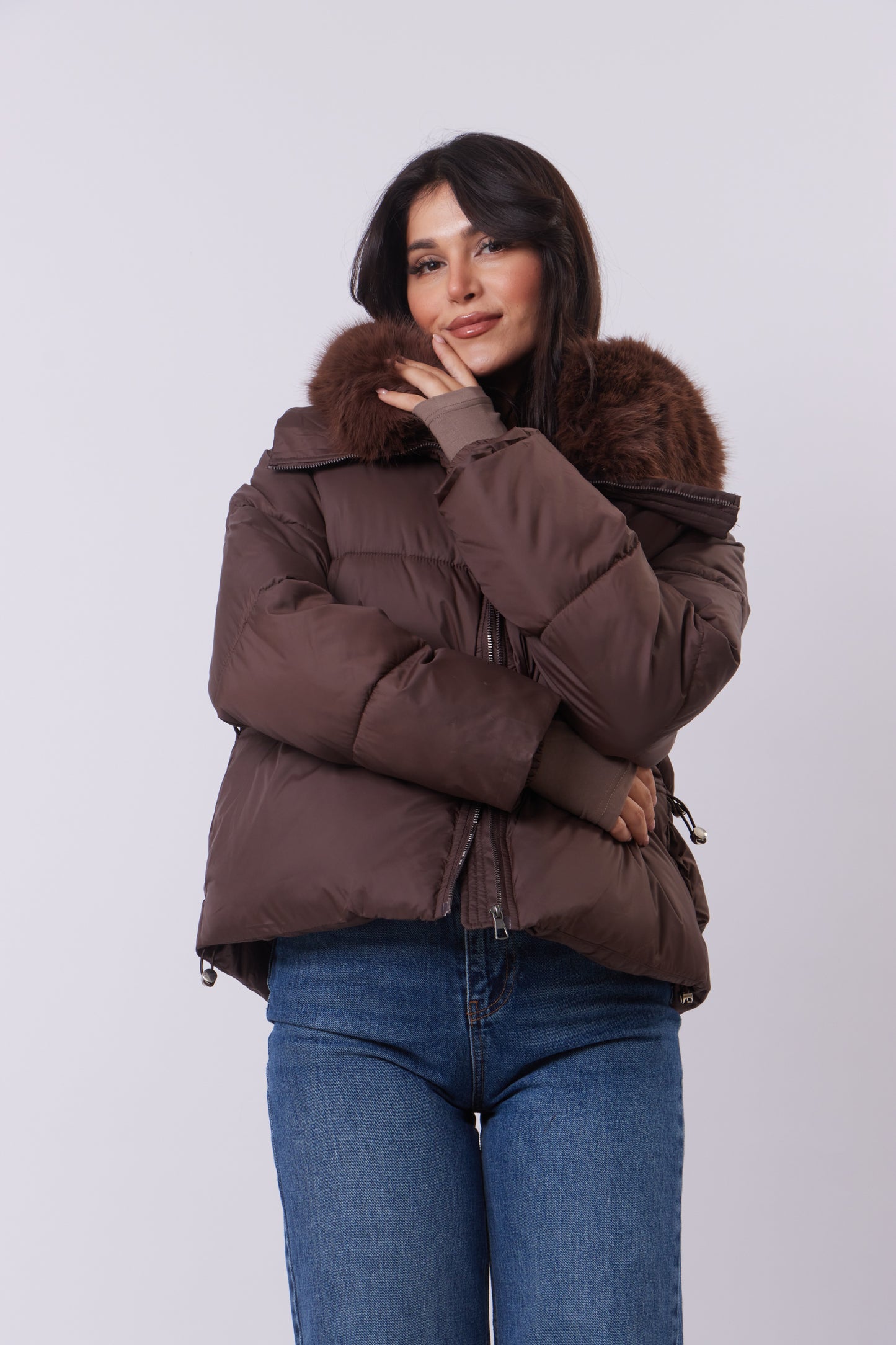 Brown Puffer Jacket