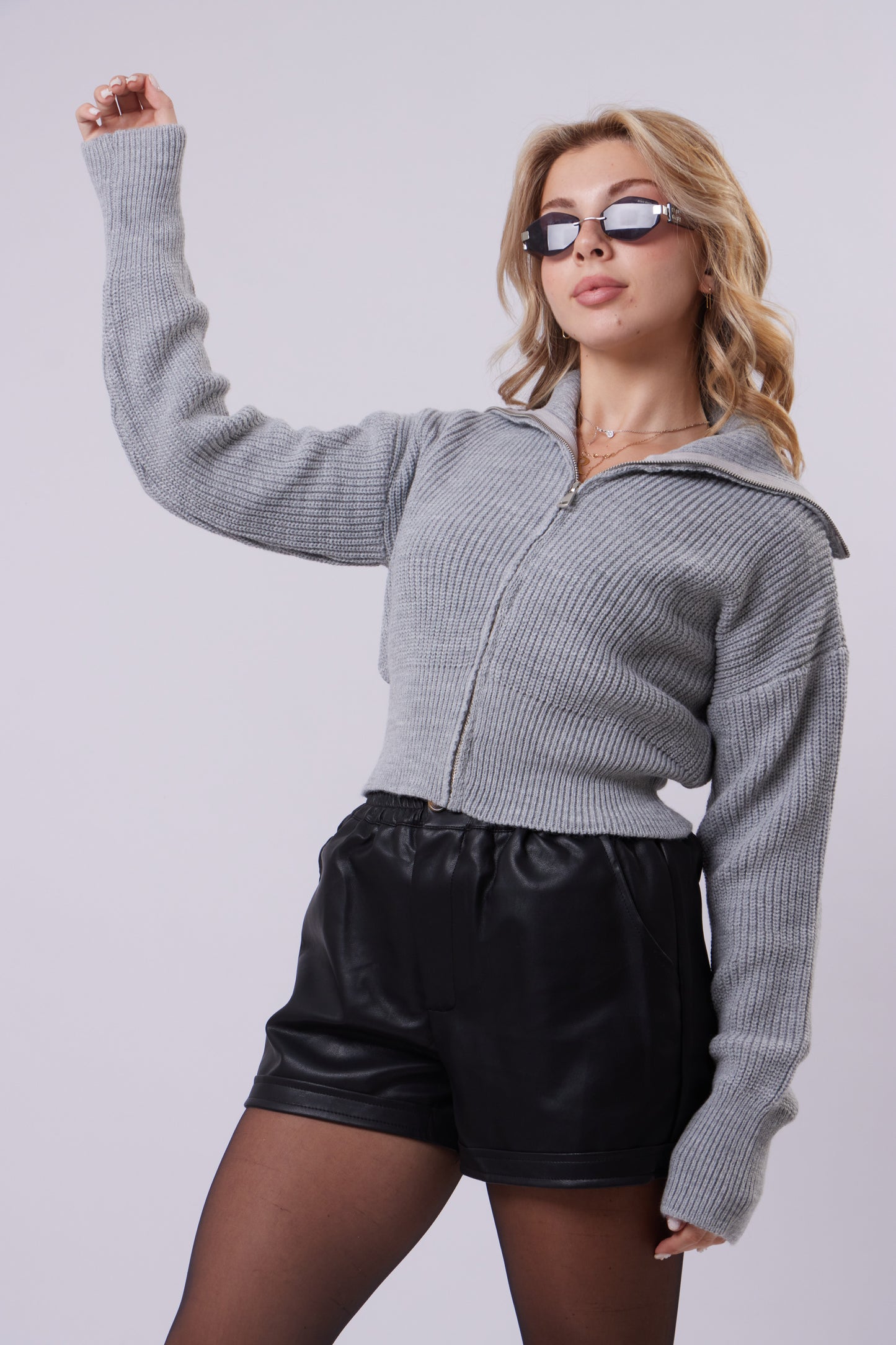 Cozy Zip-up knit
