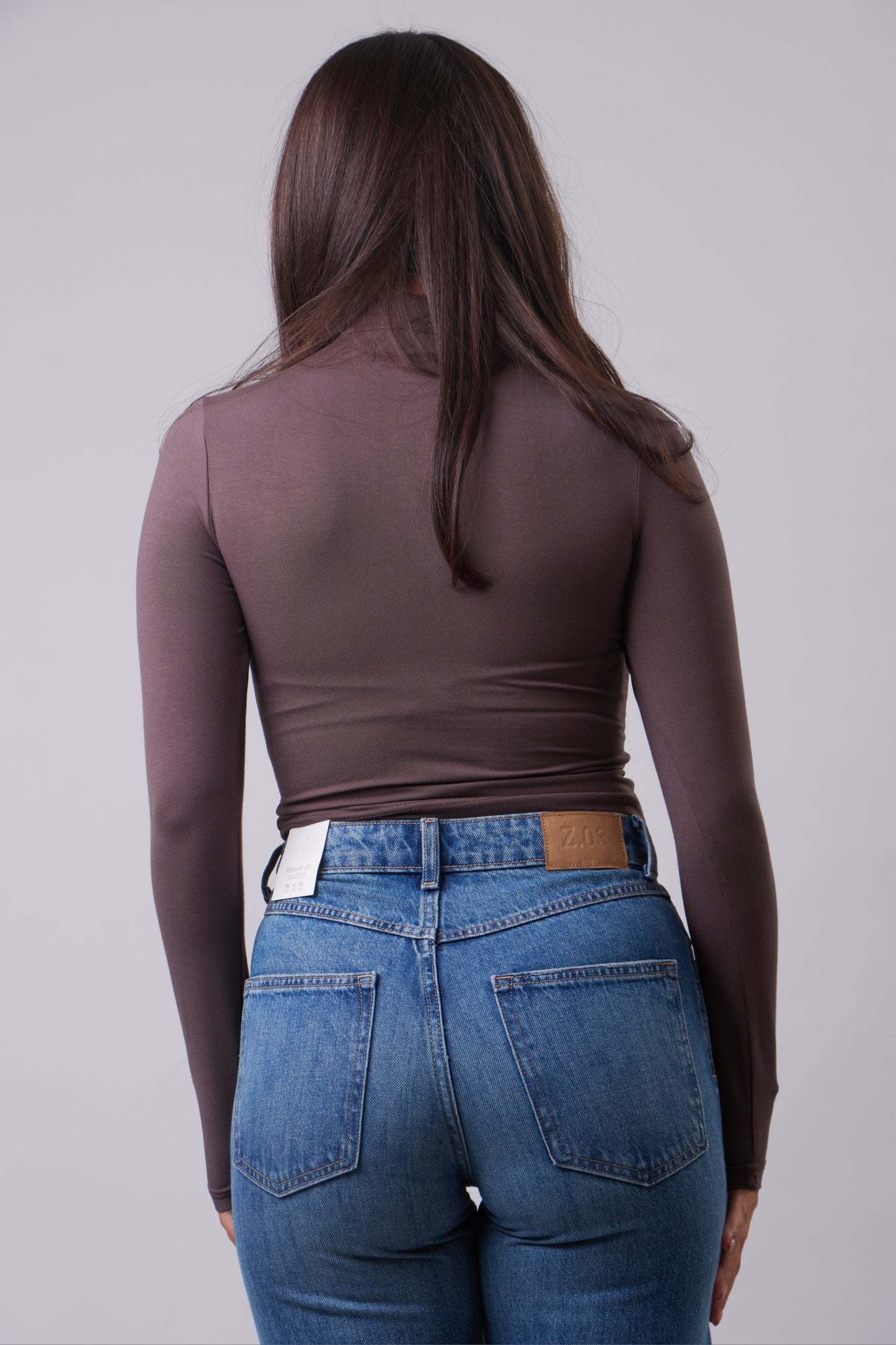 Tall Cropped Half-Zipper Basic