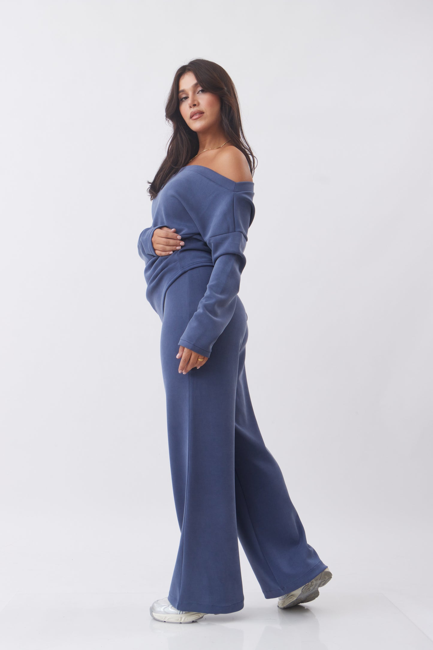 "Lysa"Off-shoulders Set Assymetric