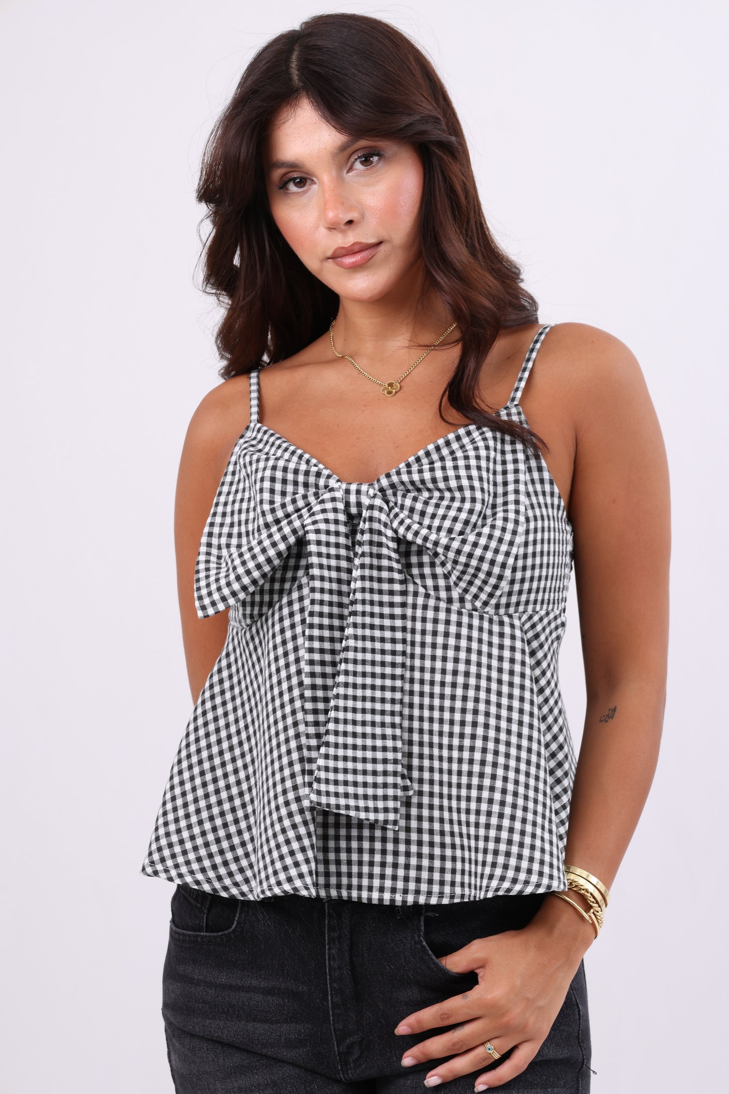 Stella Gingham Top
