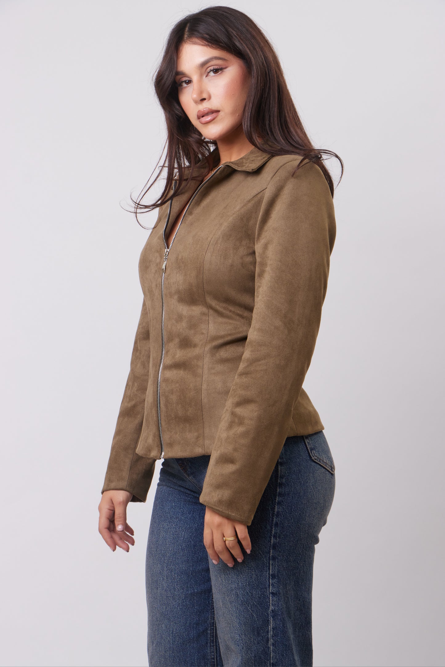 Fitted Zip-Up Jacket