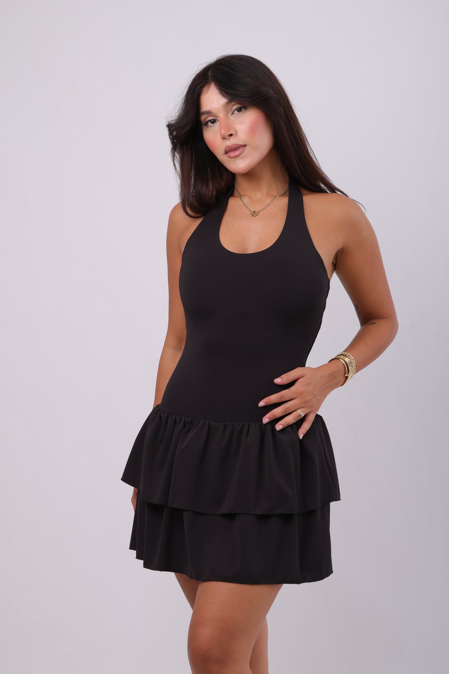The Hourglass Halter Skort Dress