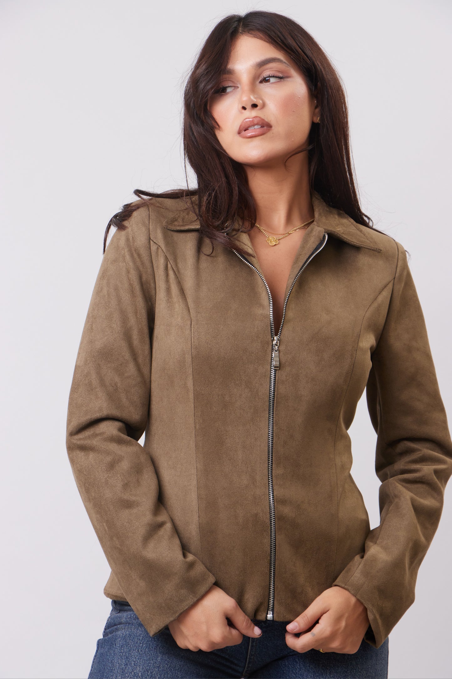 Fitted Zip-Up Jacket