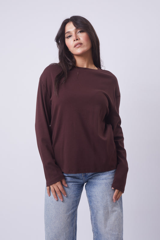 Relaxed crew-neck Basic