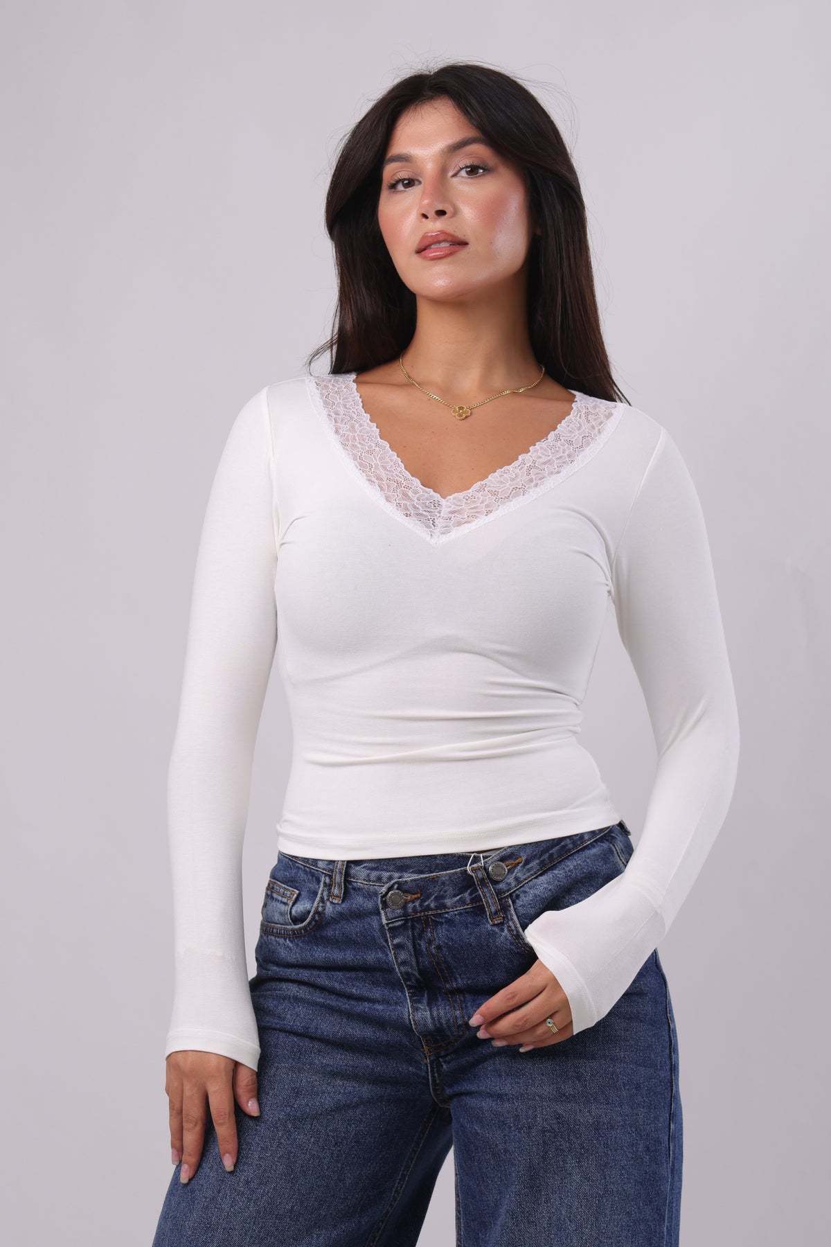 Lace Basic Top