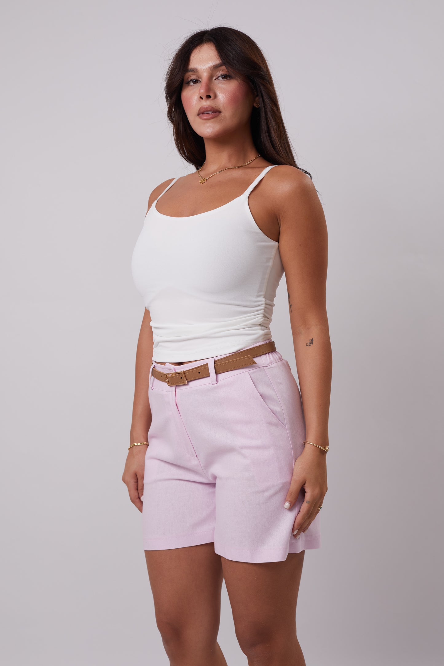 Essential Linen Shorts ( with belt)