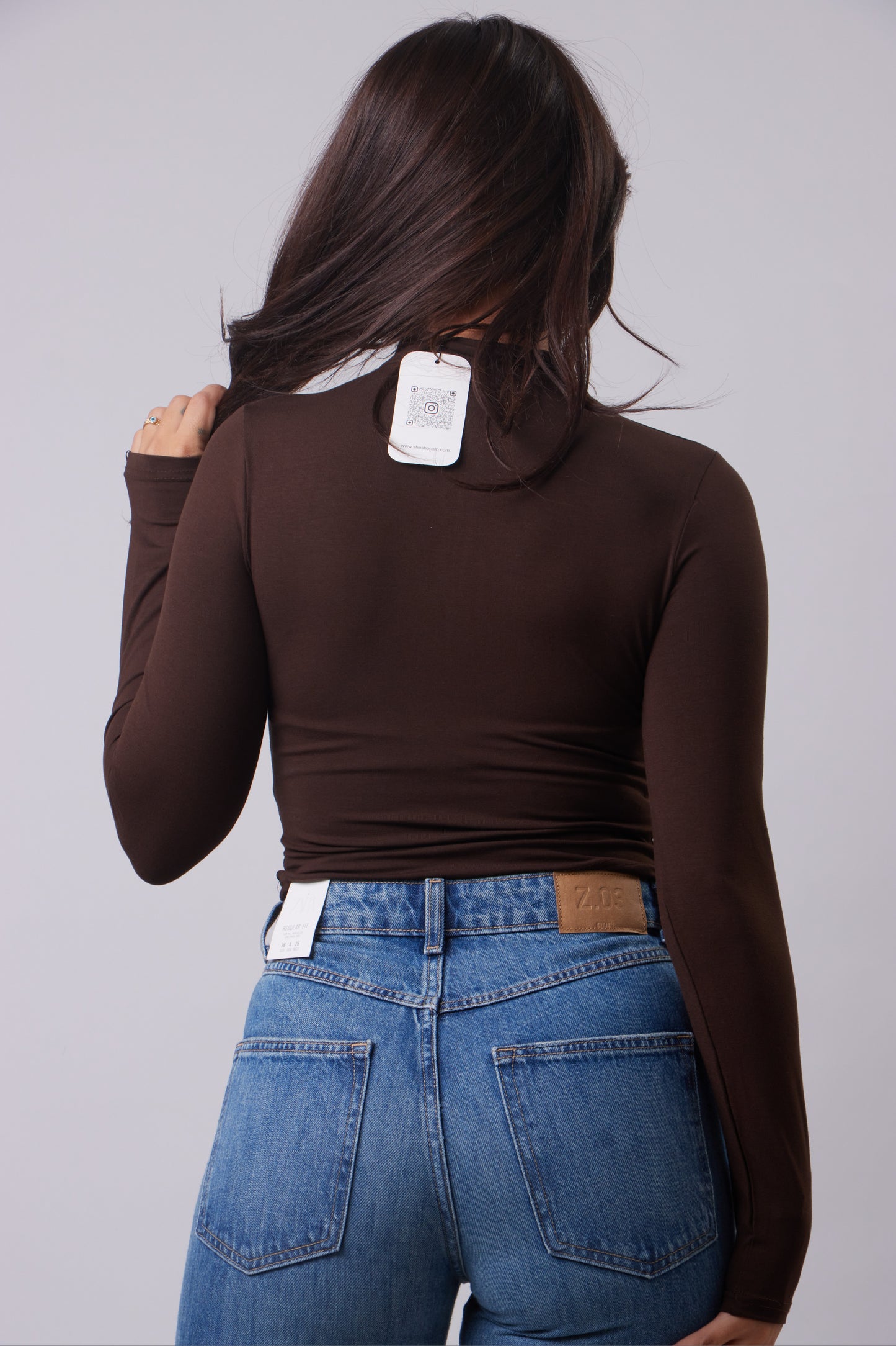 Tall Cropped Half-Zipper Basic