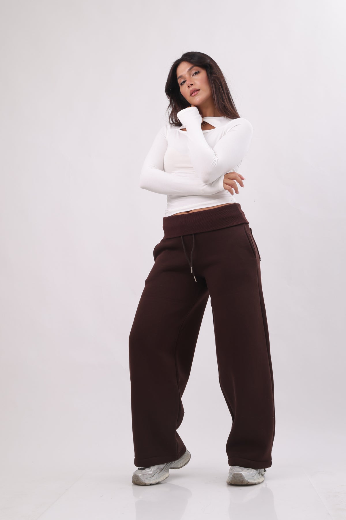 Cozy wide leg jogger