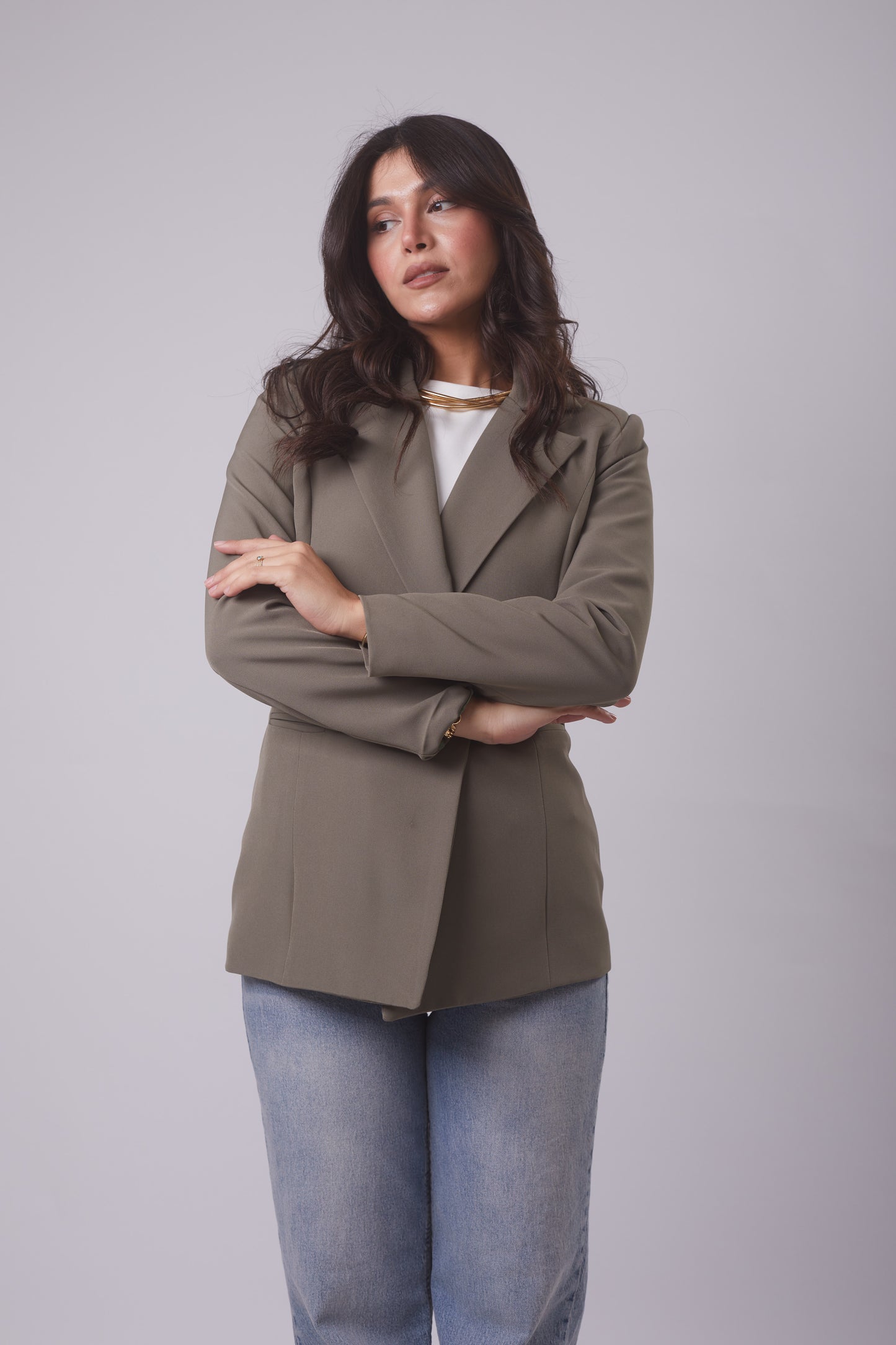 Hourglass Fit Belted Blazer