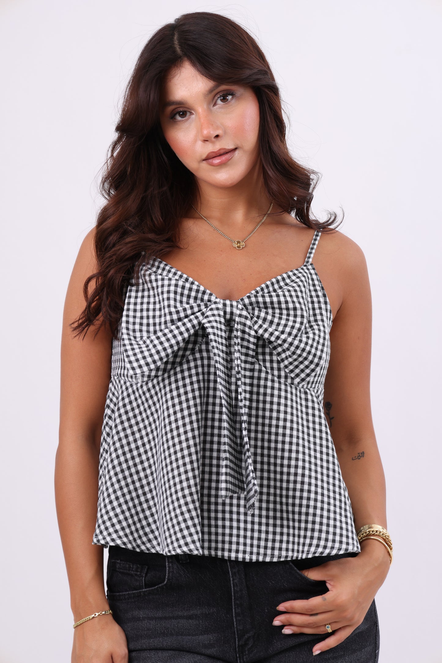 Stella Gingham Top