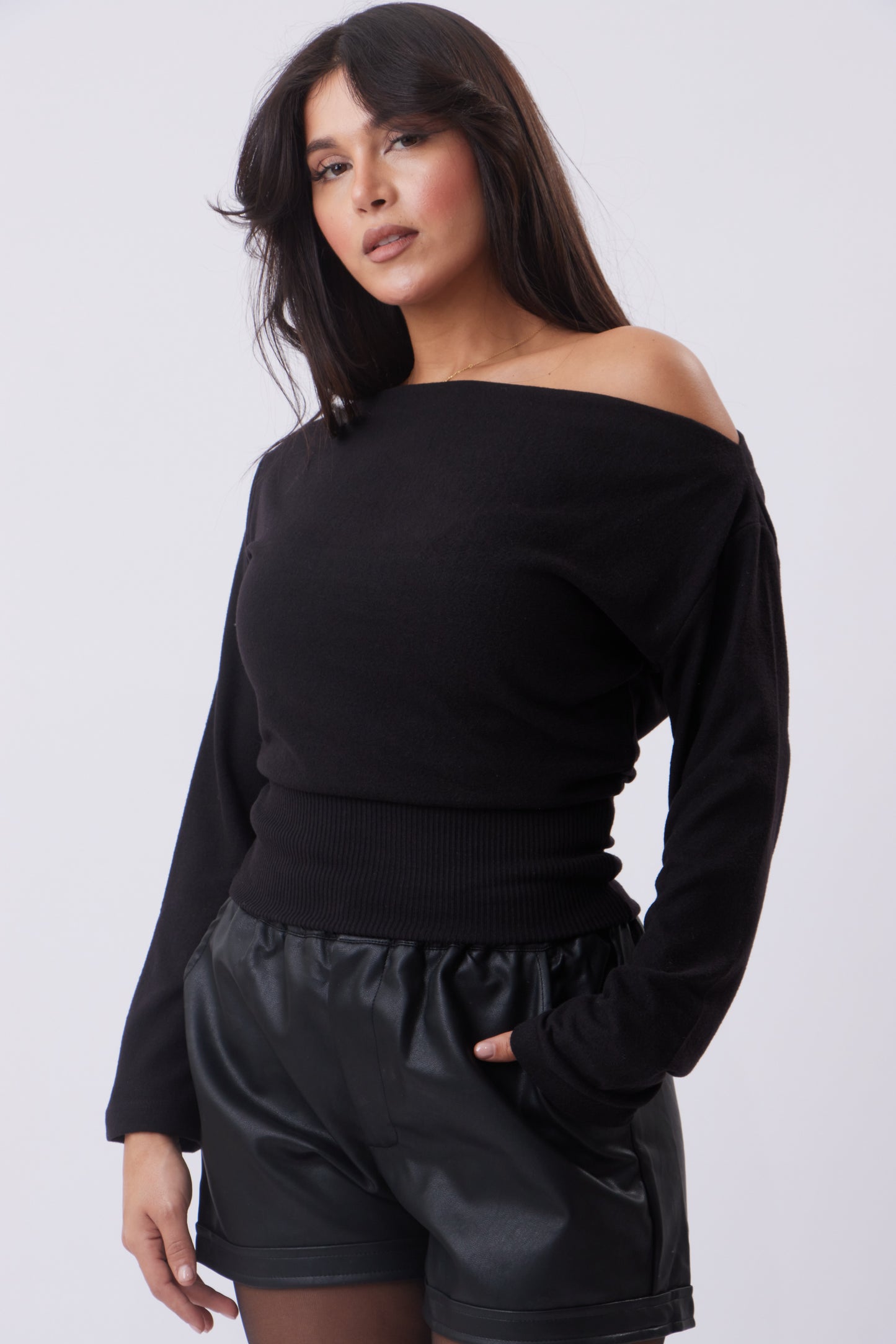 Aria Asymmetric Knit
