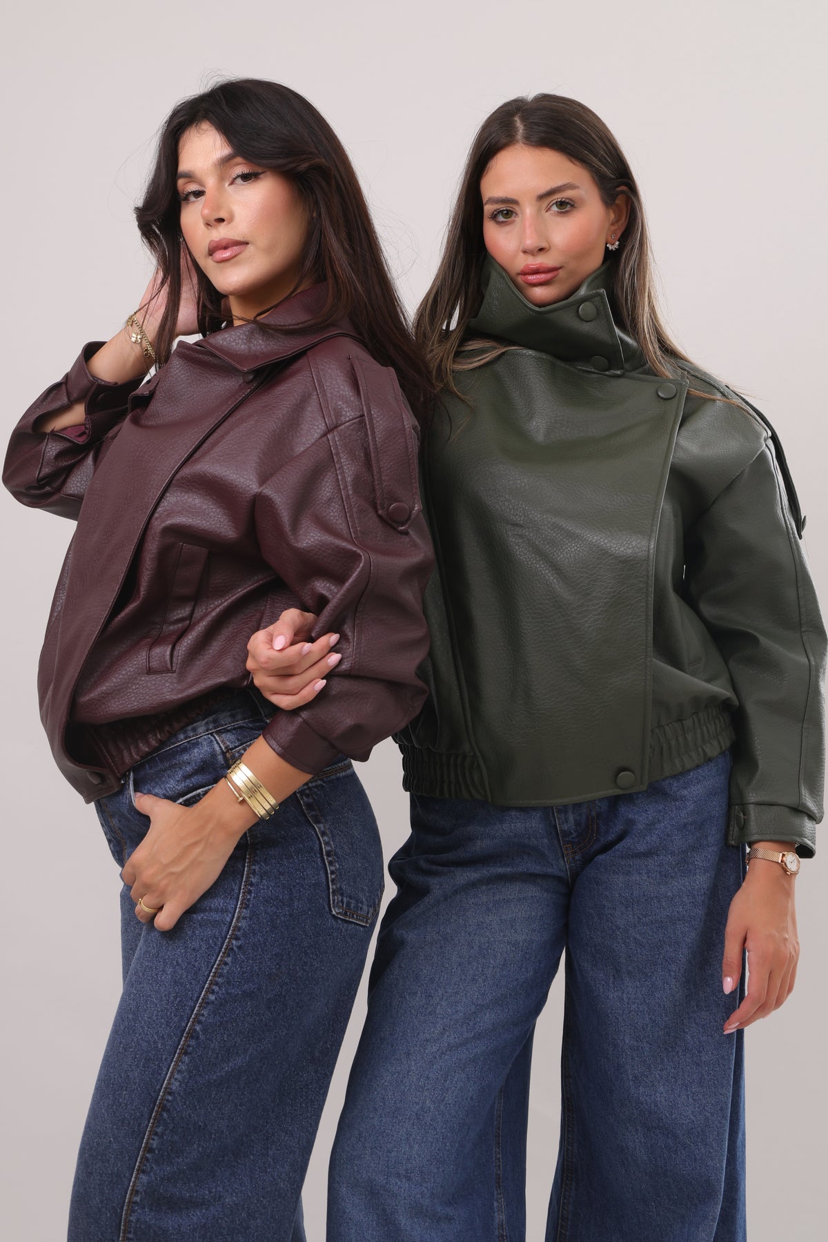 The leather bomber jacket