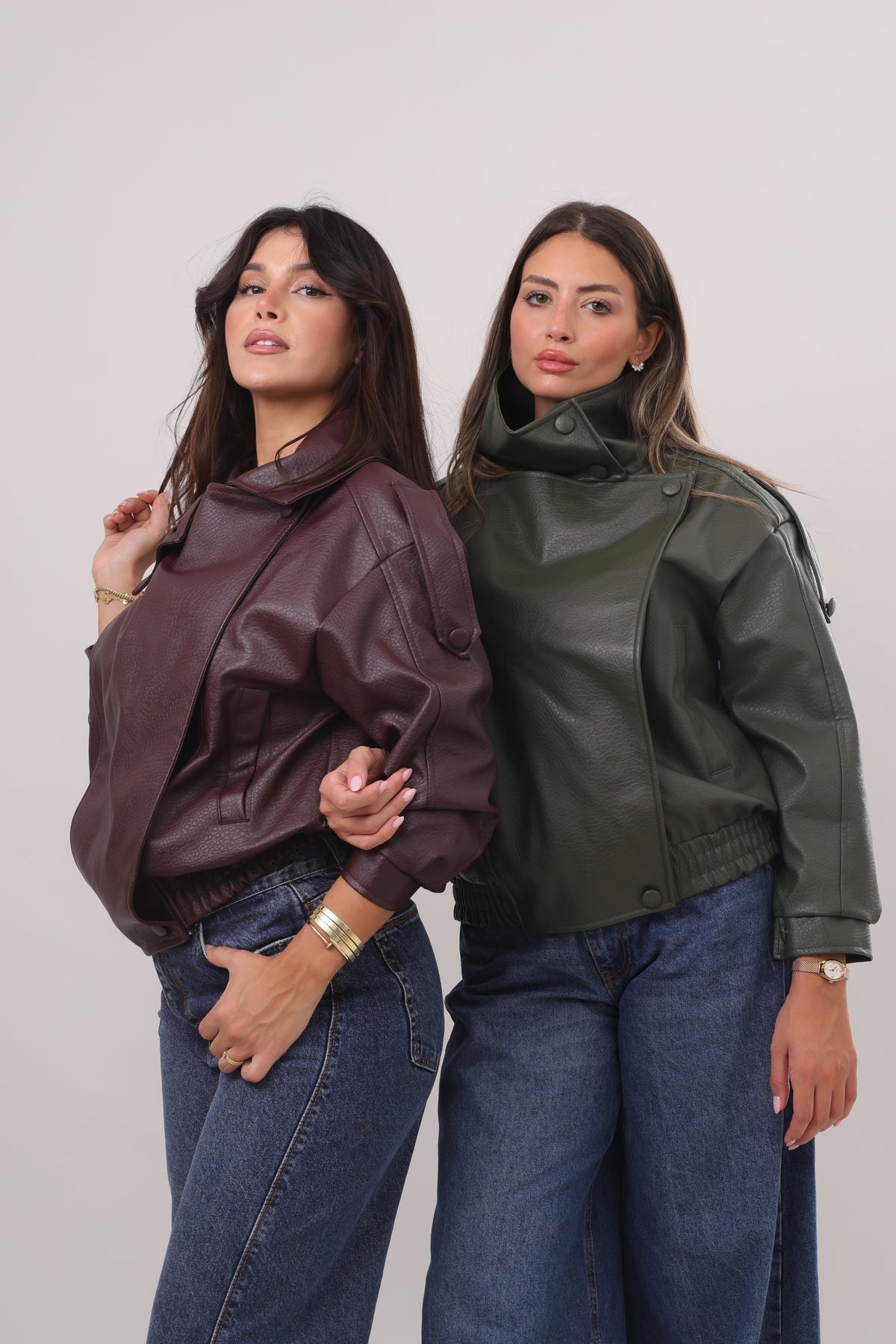 The leather bomber jacket