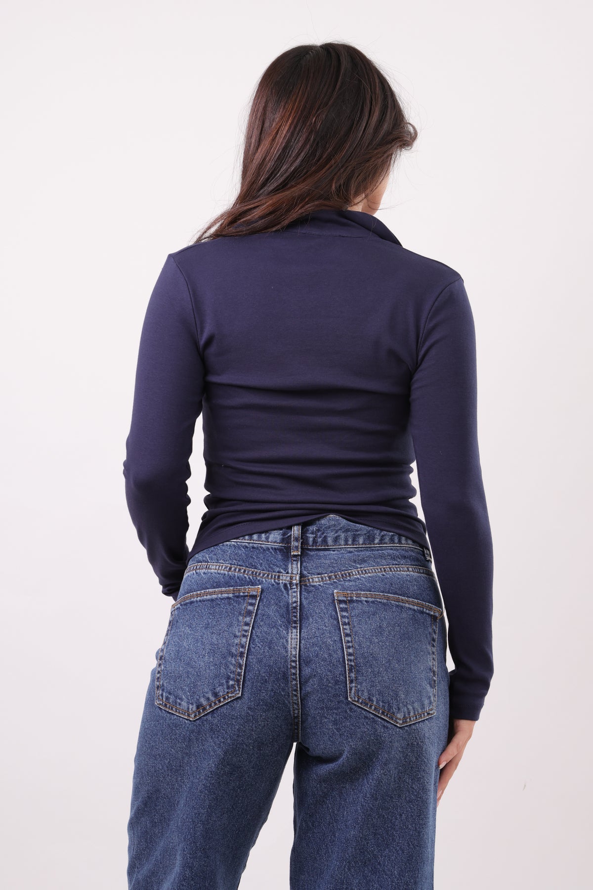 The cotton polo top