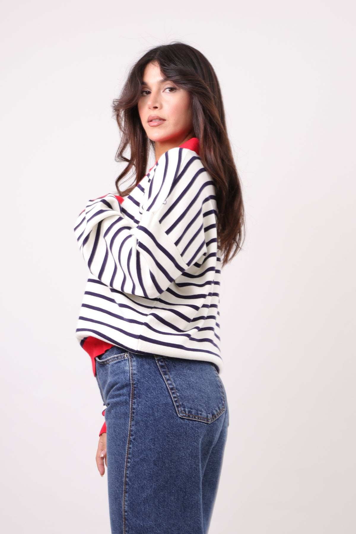 The striped zip kniT