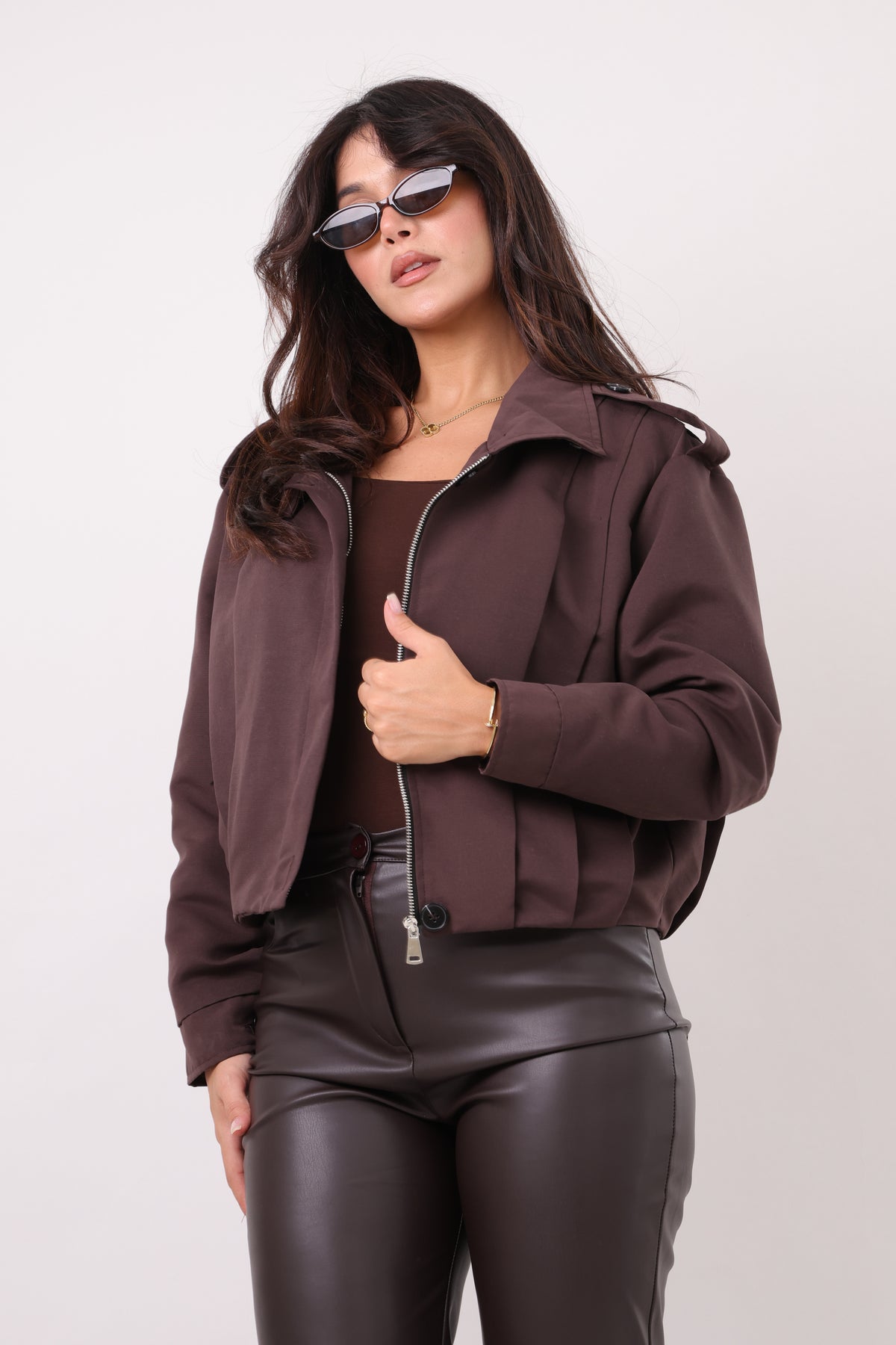Modern zip jacket