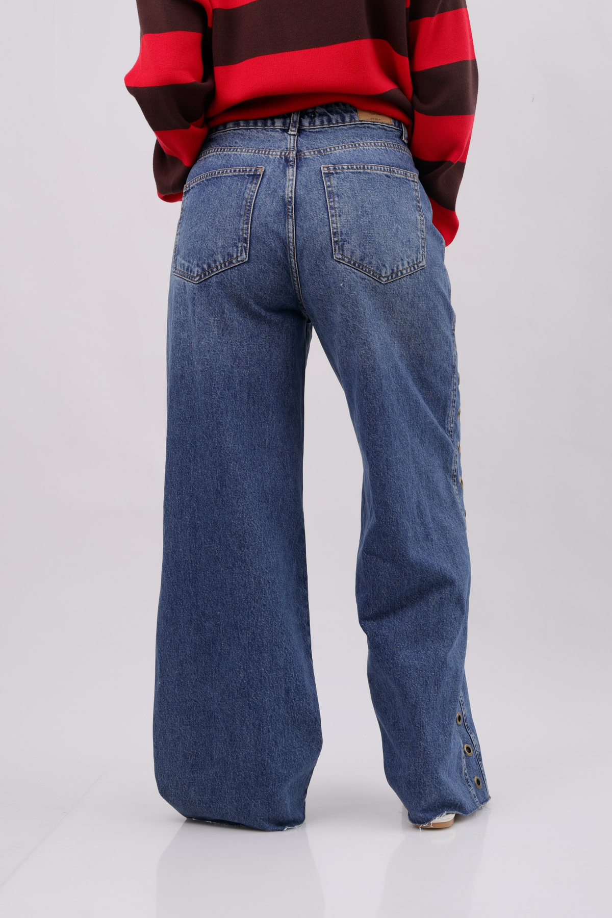 The Eyelit Wide-leg denim