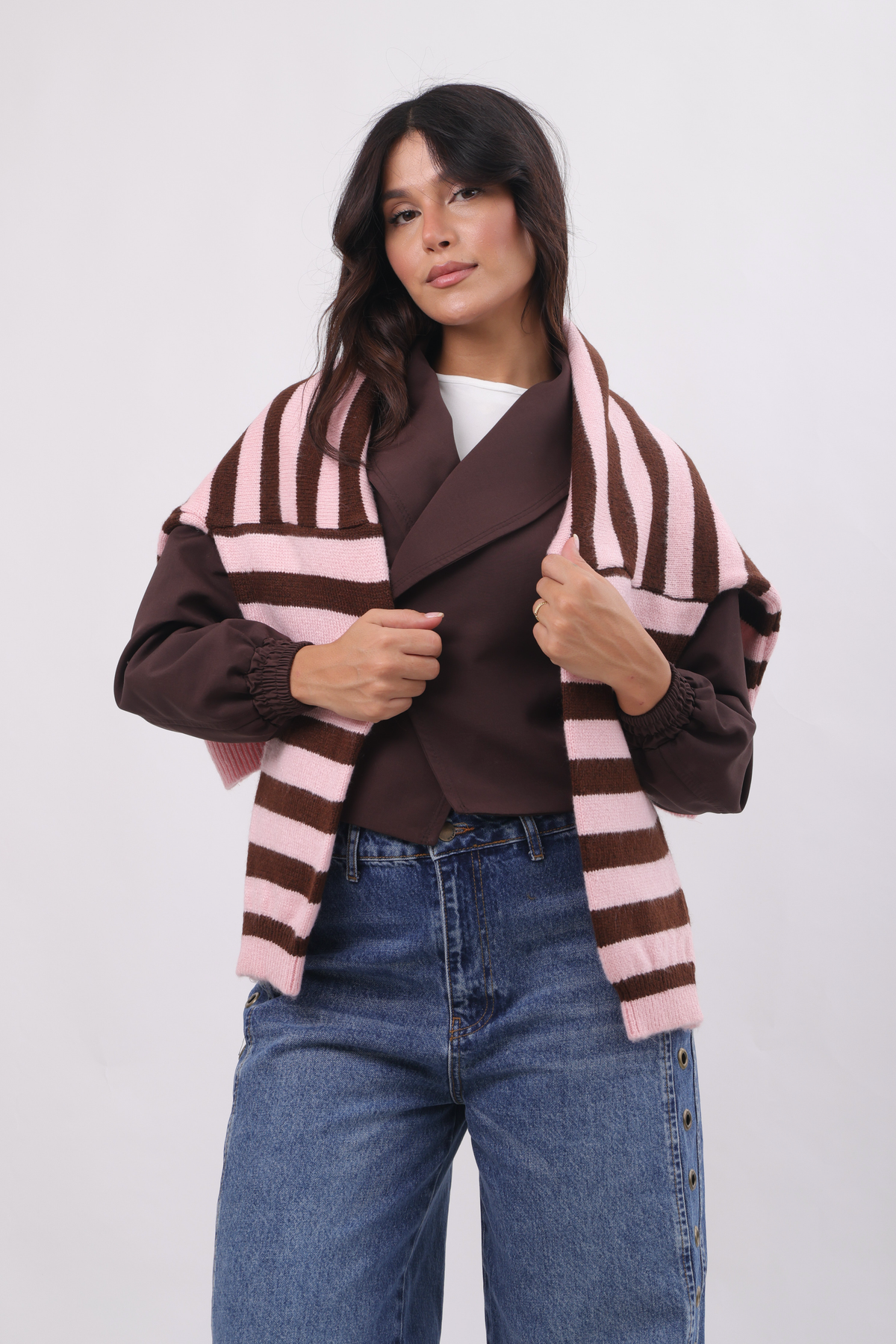 Cropped Wrap Jacket