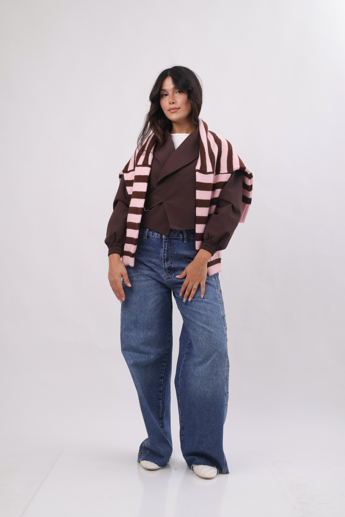 Cropped Wrap Jacket