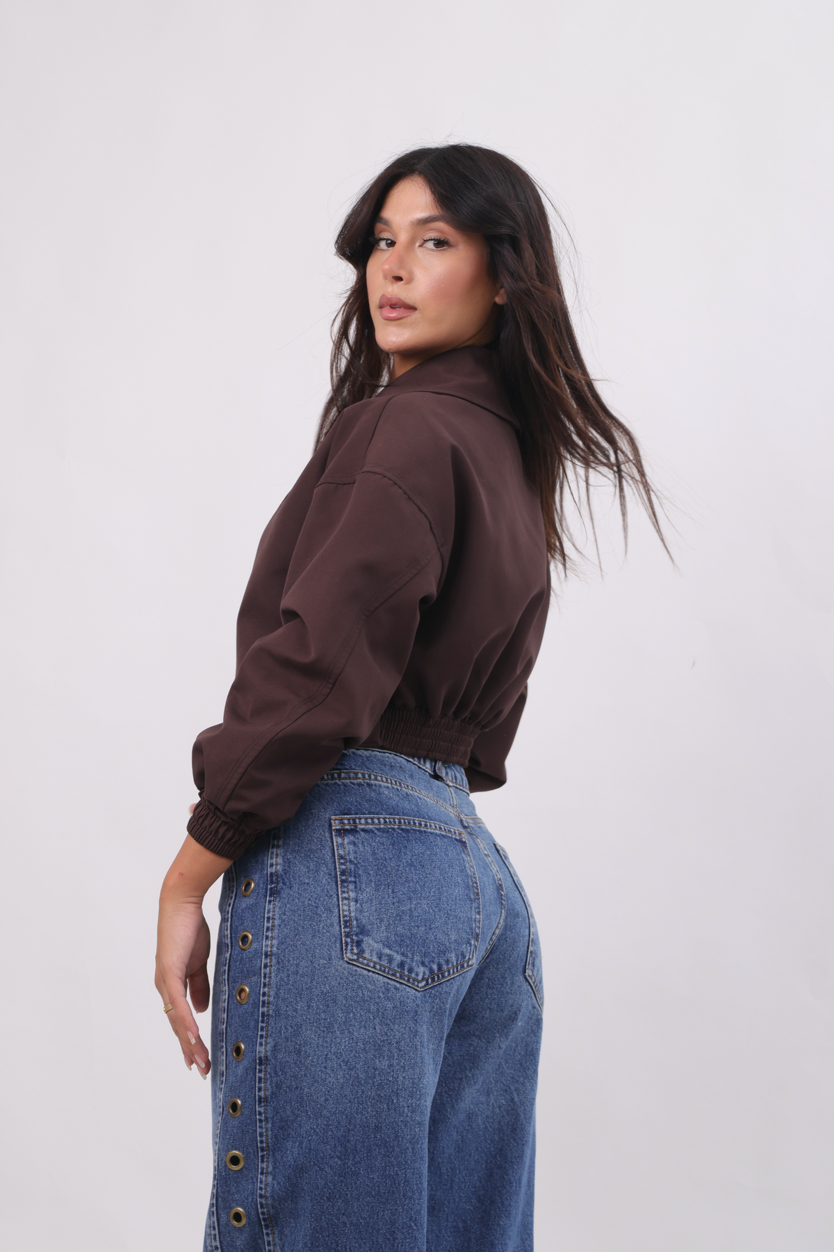 Cropped Wrap Jacket