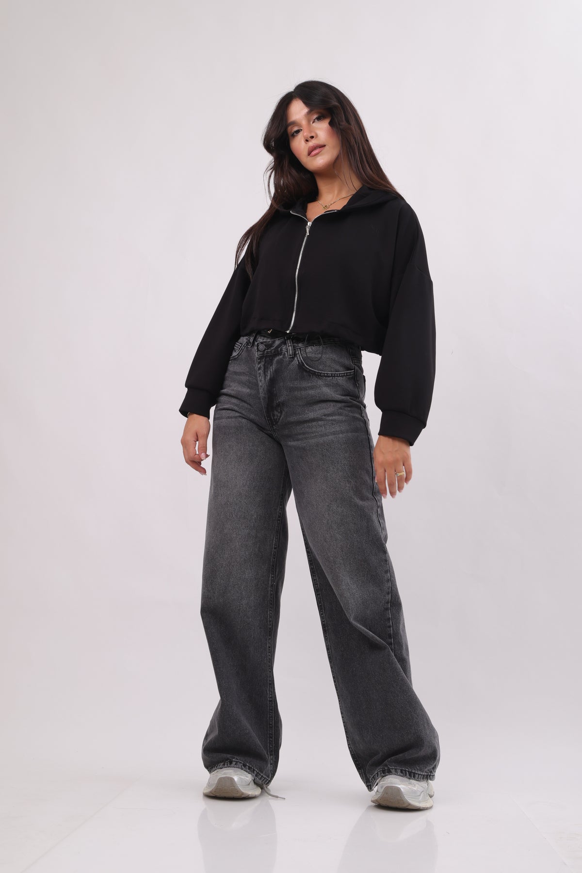 Greyish-Black Denim