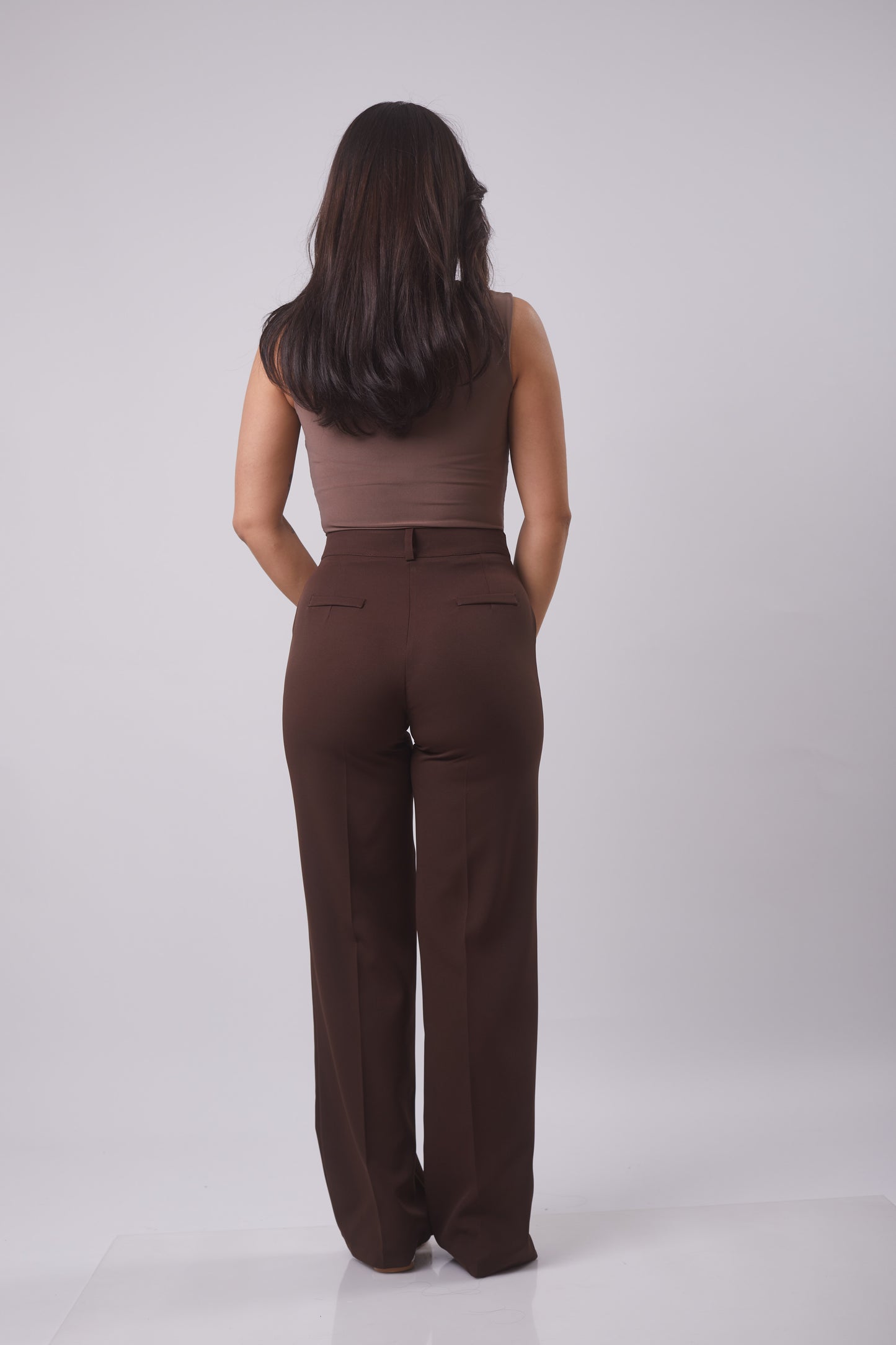 Structured straight-leg Pant