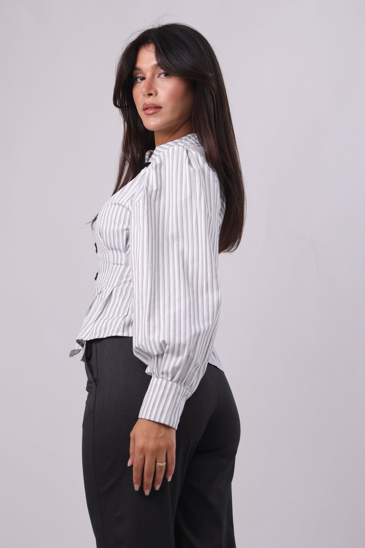 Mandarin Collar Blouse