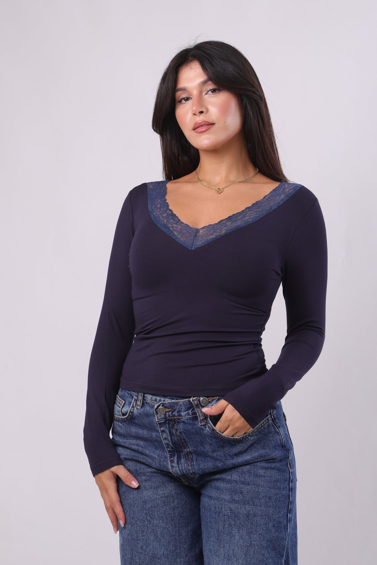 Lace Basic Top