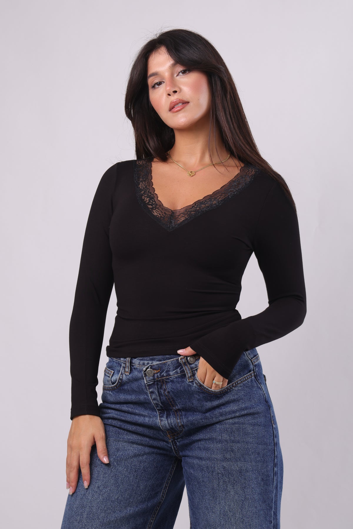 Lace Basic Top