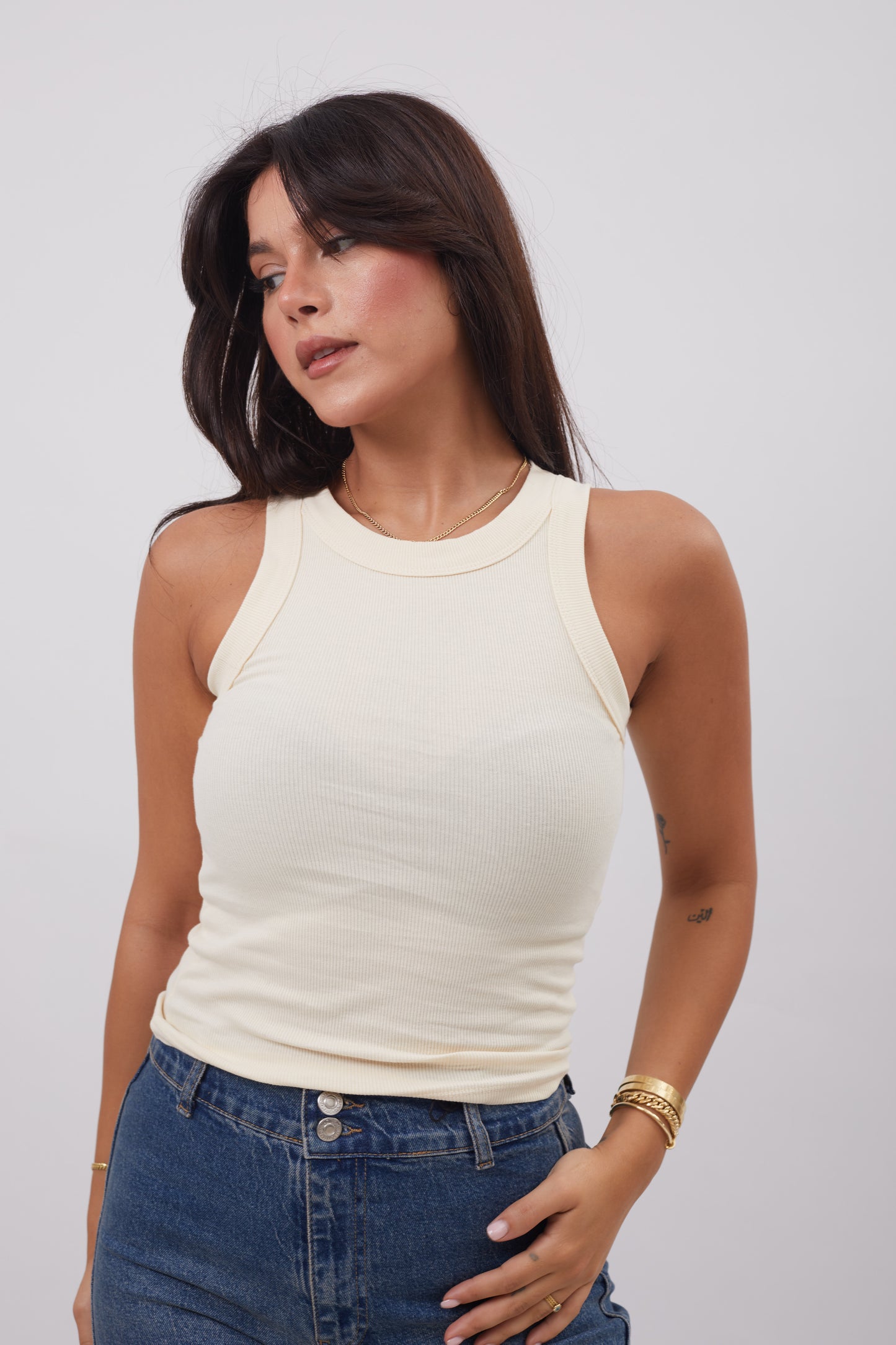 Essential Ribbed Tank