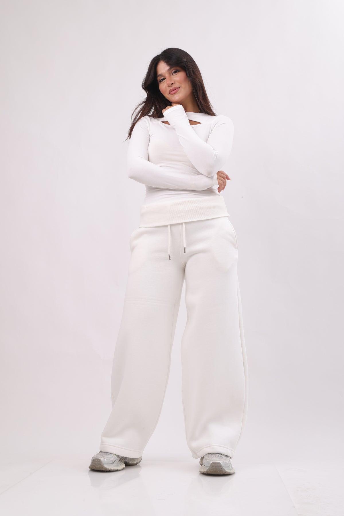 Cozy wide leg jogger
