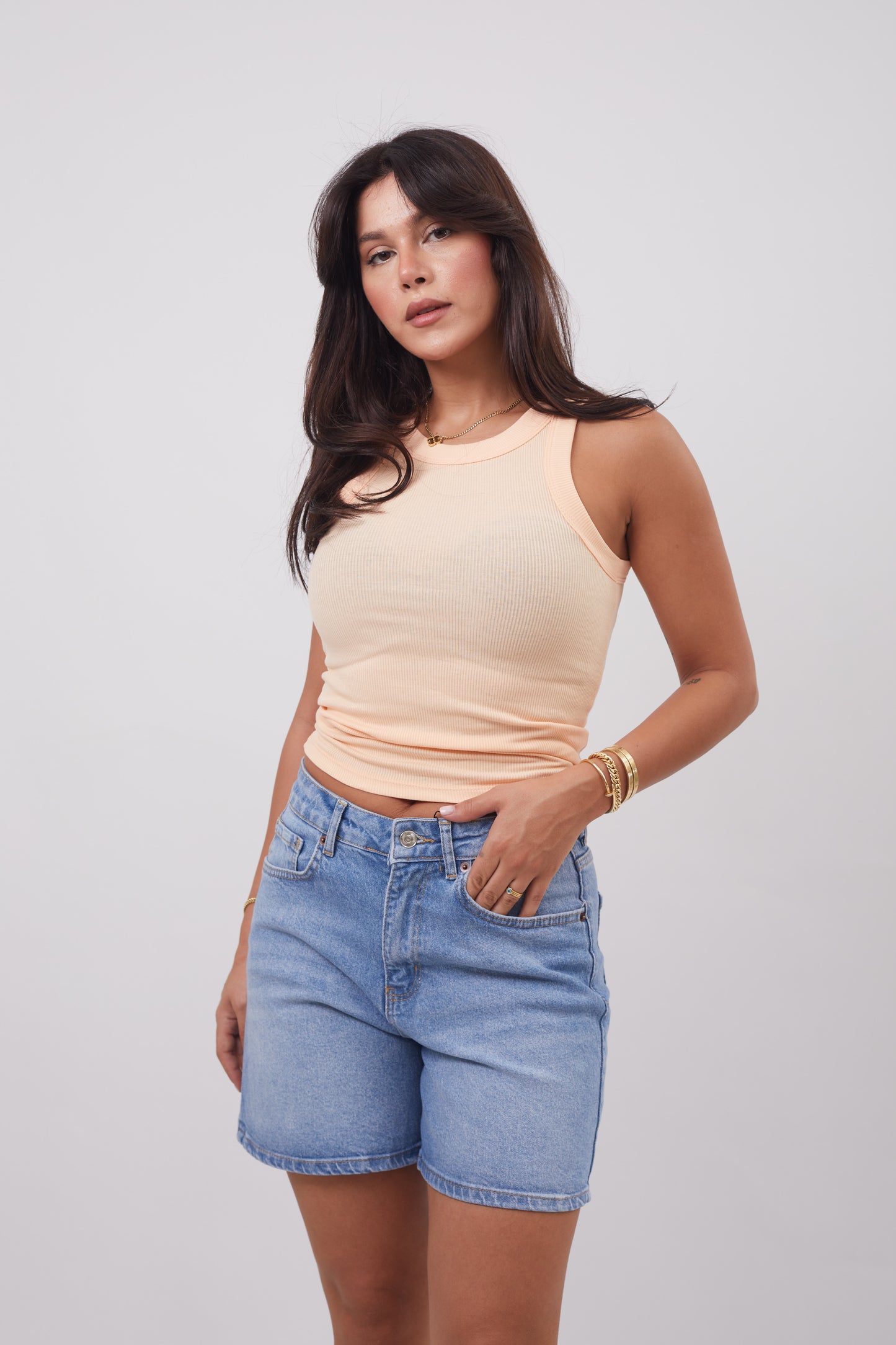 Essential Ribbed Tank