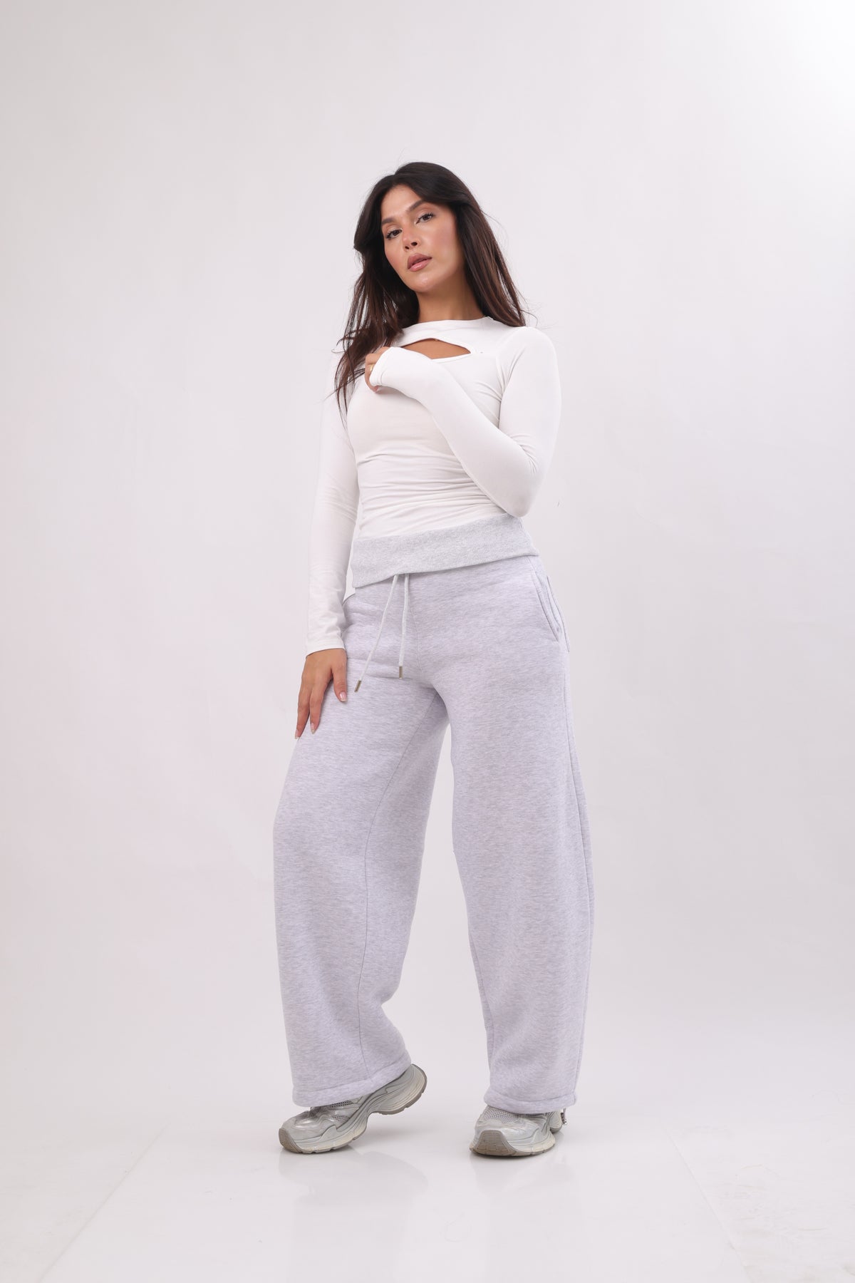 Cozy wide leg jogger
