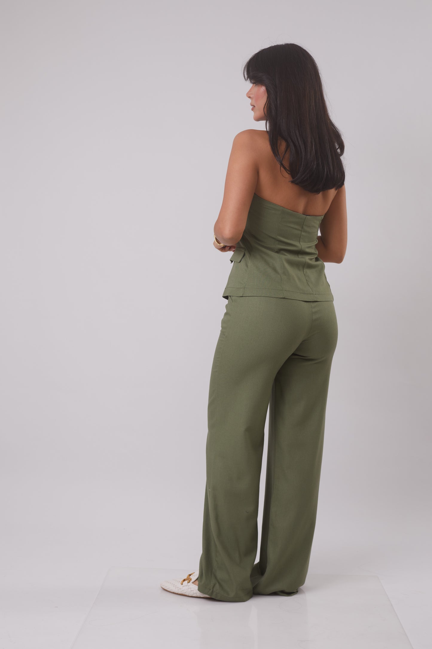 The Halter Vest & Trouser Linen Set
