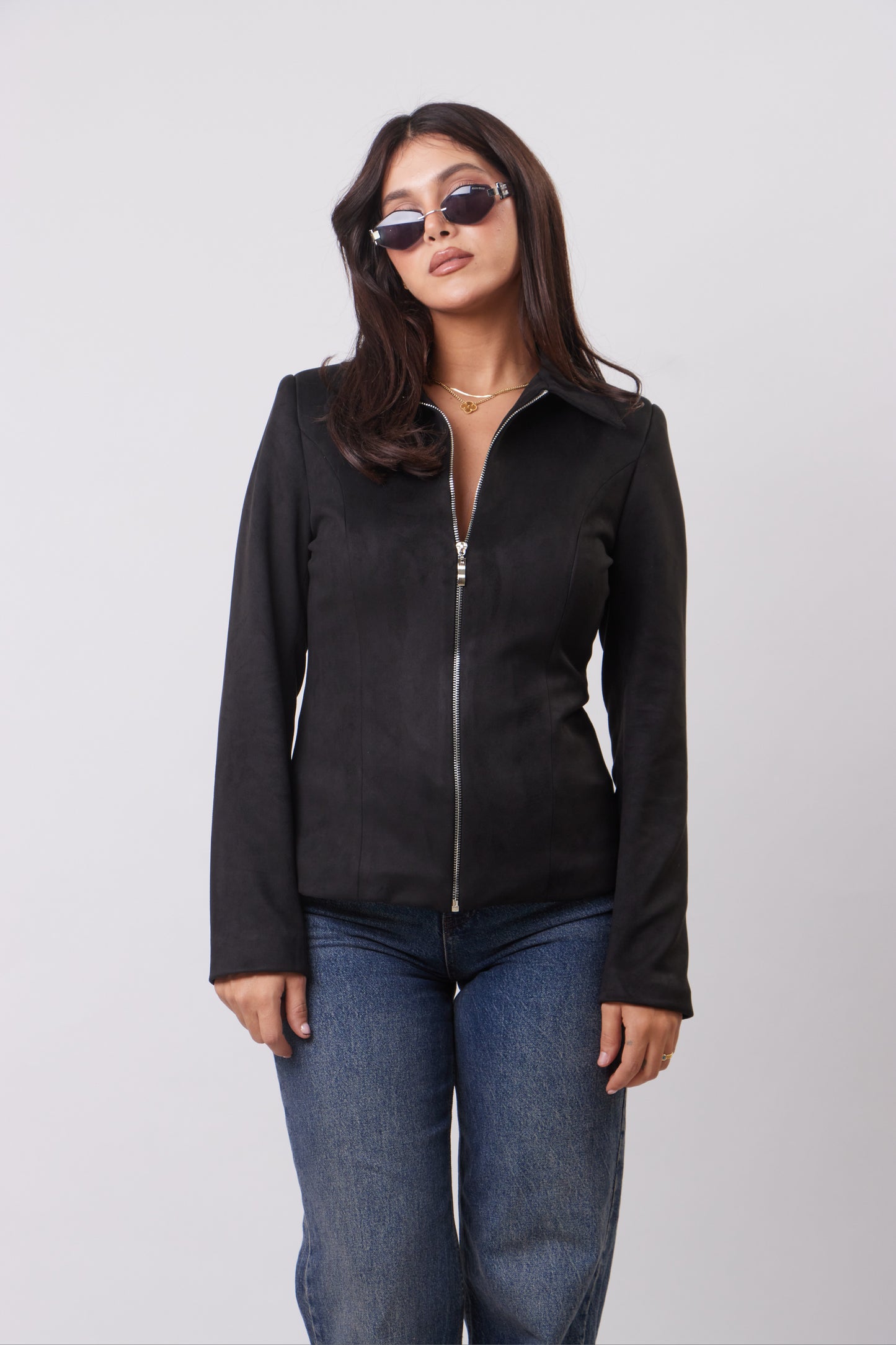 Fitted Zip-Up Jacket