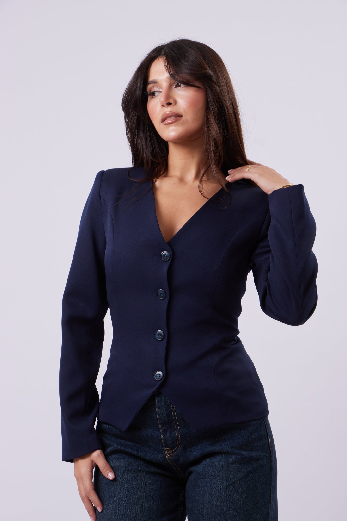 Statement Tie Blazer