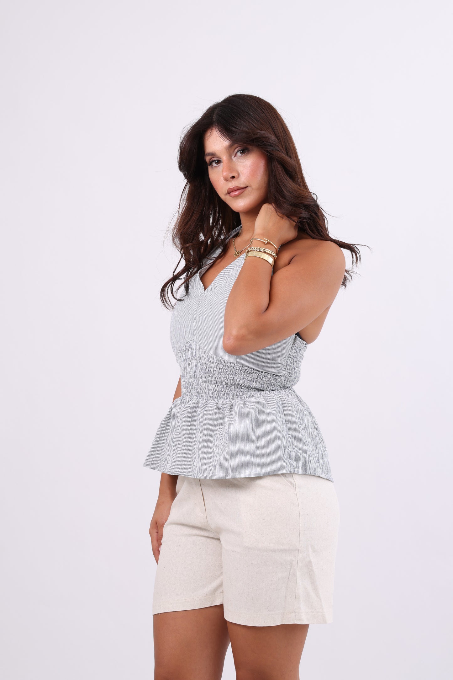 Isla Striped Halter top