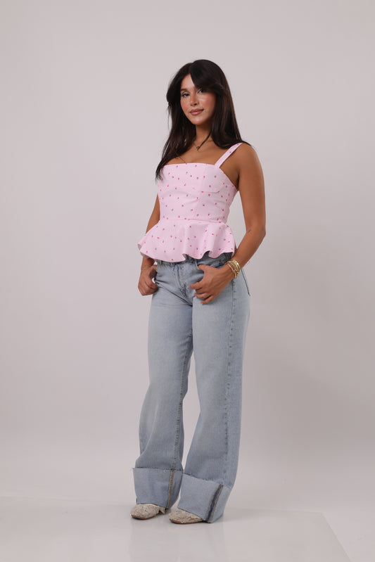 Floral Corset Top