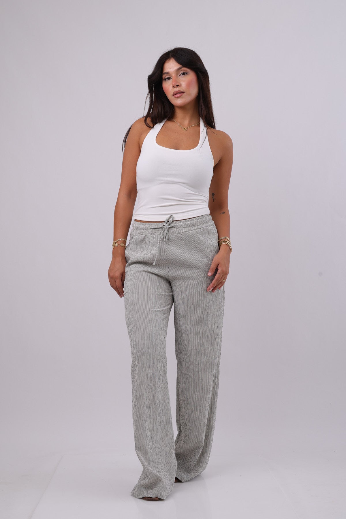 THE ESSENTIAL STRIPED TROUSER