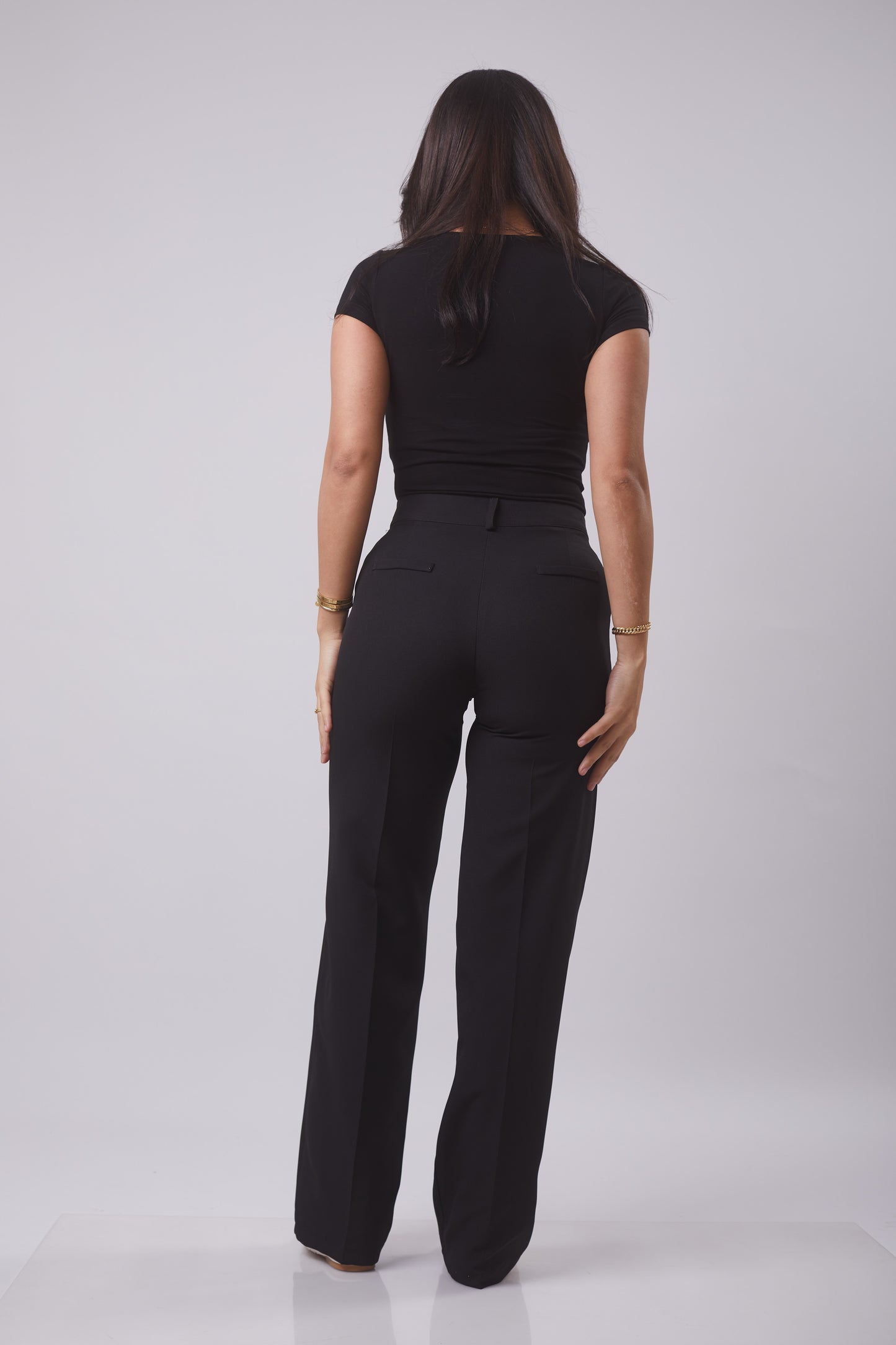 Structured straight-leg Pant