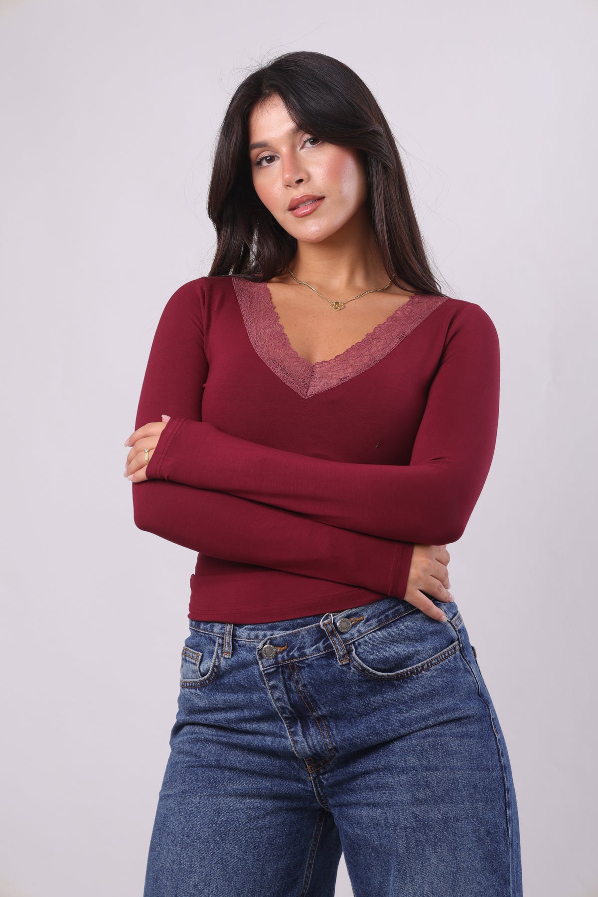 Lace Basic Top